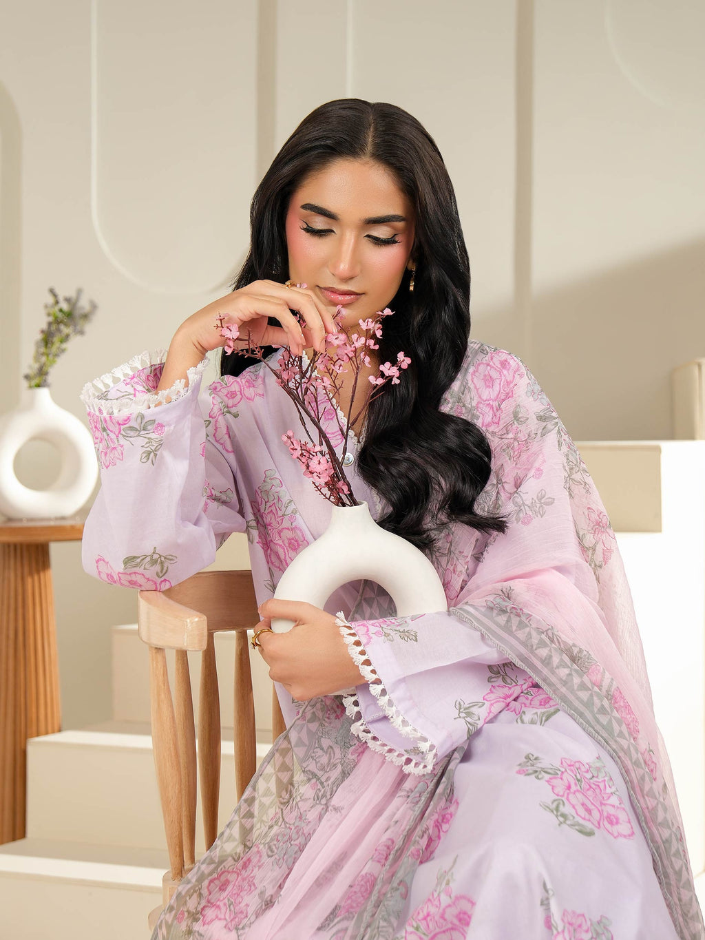 Lime Light | 3 Piece Lawn Suit-Printed (Unstitched) | U4081SU-3PC-633