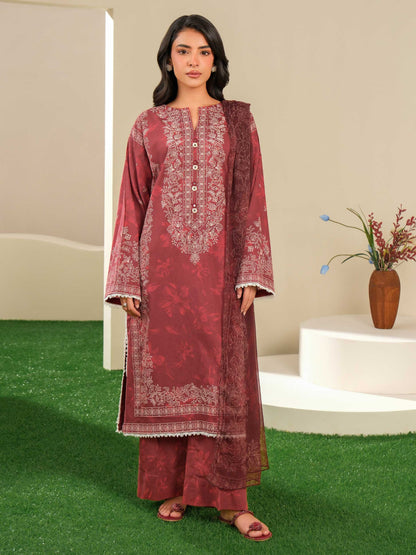 Lime Light | 3 Piece Lawn Suit-Paste Print (Unstitched) | U4251SU-3PC-565