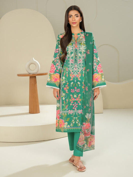 Lime Light | 3 Piece Lawn Suit-Printed (Unstitched) | U4304SU-3PC-227
