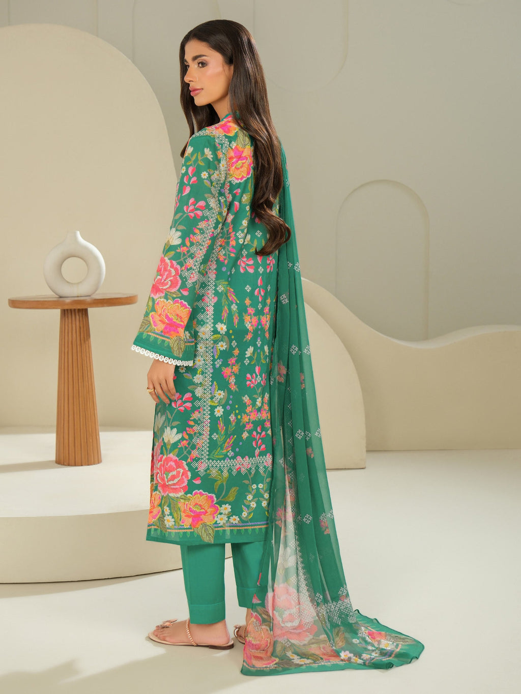 Lime Light | 3 Piece Lawn Suit-Printed (Unstitched) | U4304SU-3PC-227
