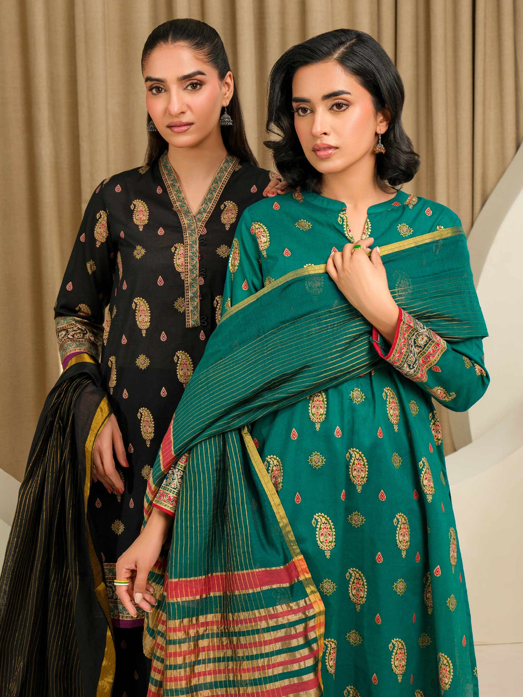 Lime Light | 3 Piece Lawn Suit-Paste Print (Unstitched) | U4339SU-3PC-227