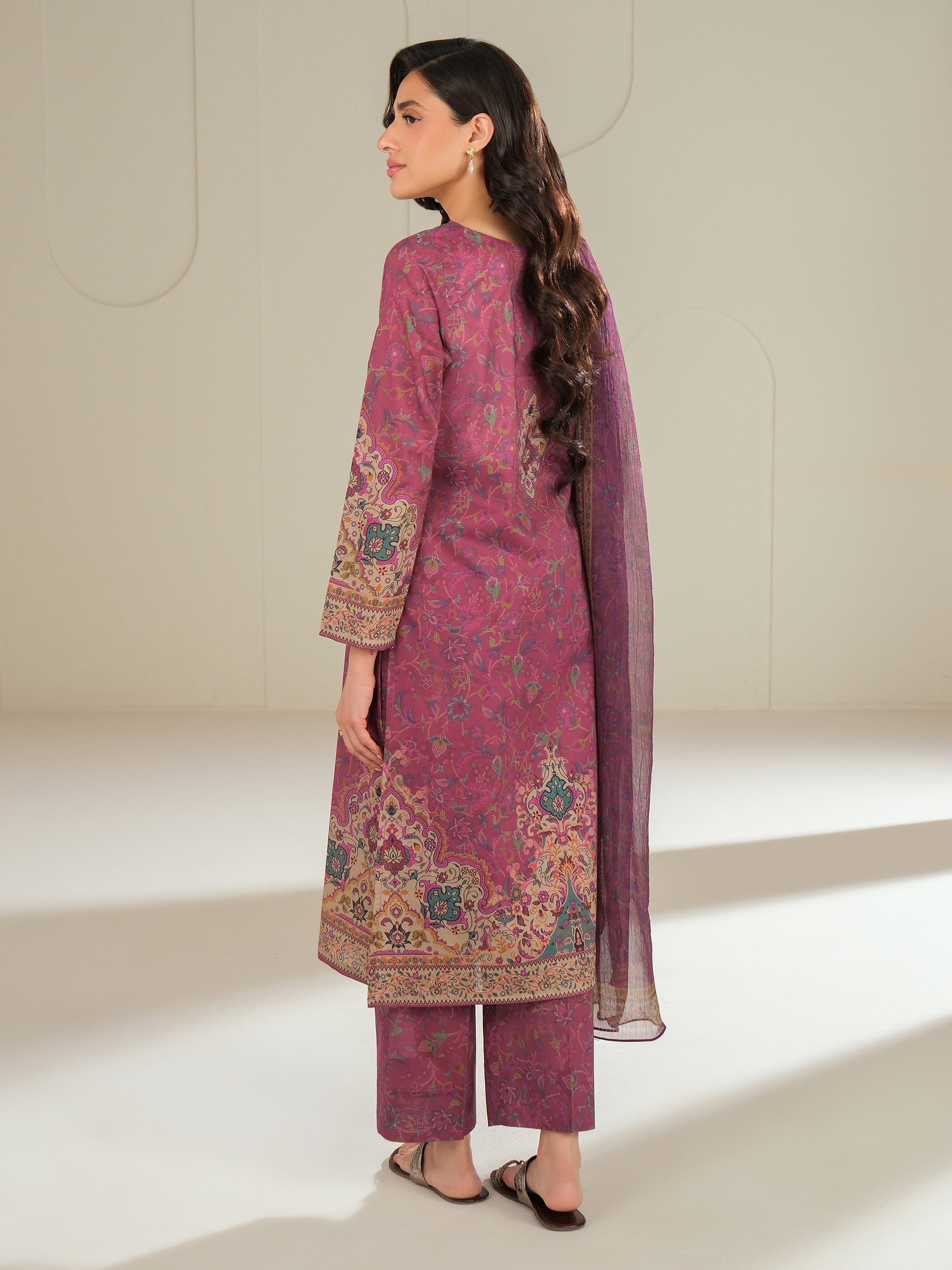 Lime Light | 3 Piece Lawn Suit-Printed (Unstitched) | U4345SU-3PC-597