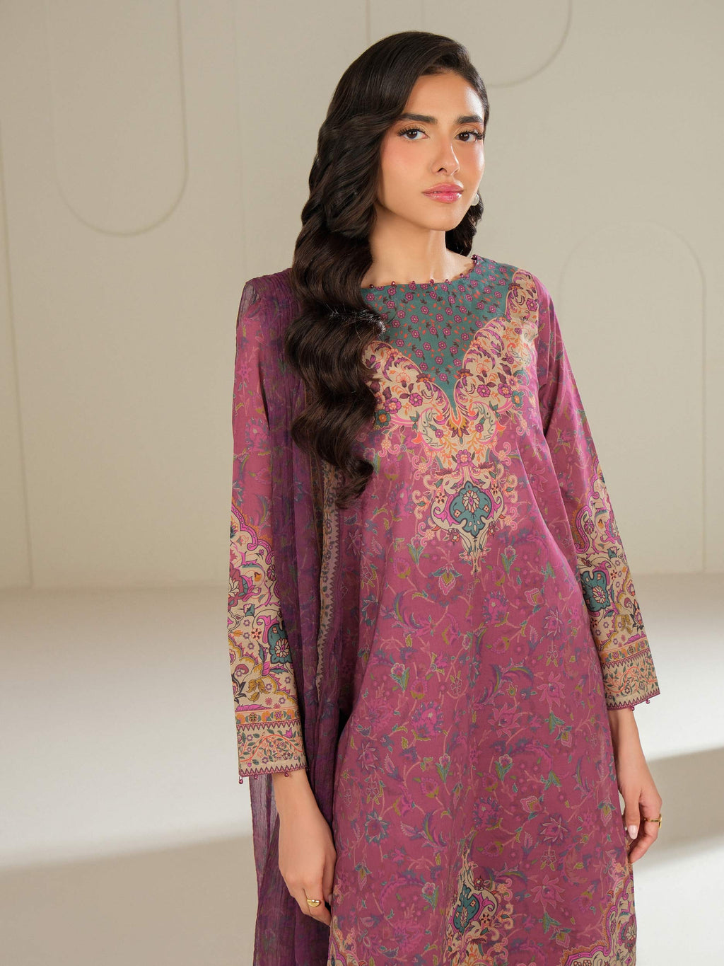 Lime Light | 3 Piece Lawn Suit-Printed (Unstitched) | U4345SU-3PC-597