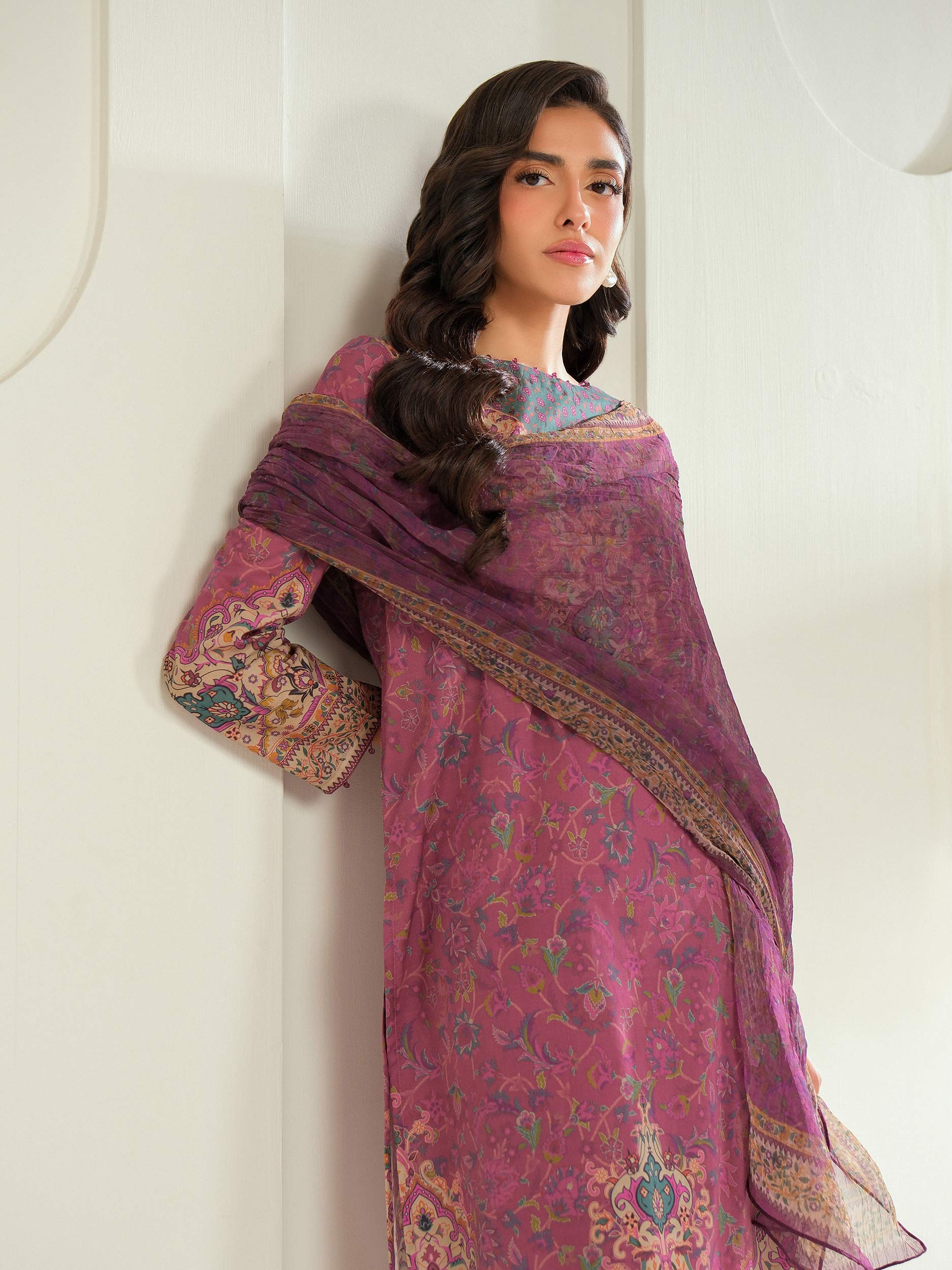 Lime Light | 3 Piece Lawn Suit-Printed (Unstitched) | U4345SU-3PC-597