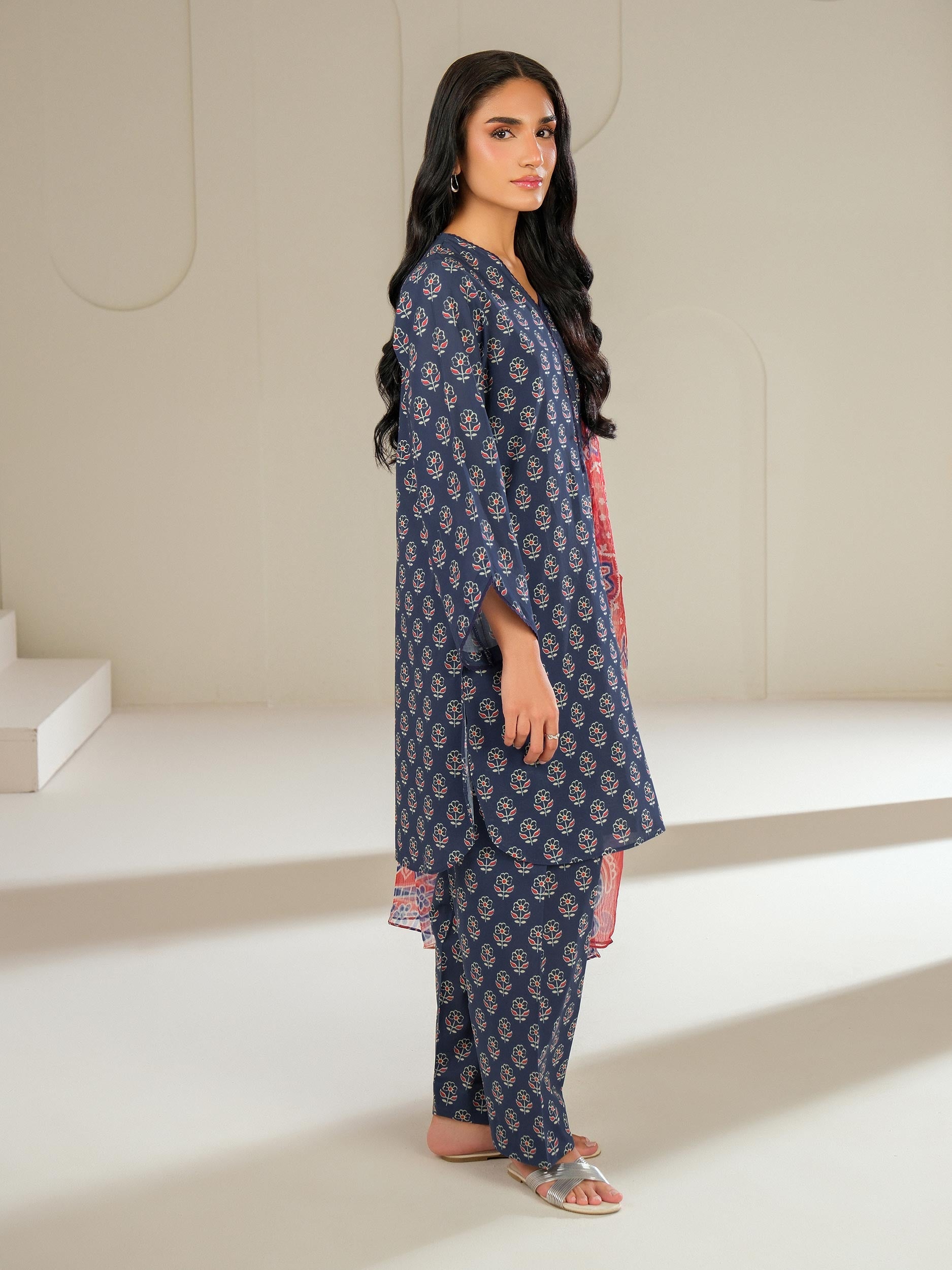 Lime Light | 3 Piece Lawn Suit-Printed (Unstitched) | U4385SU-3PC-143