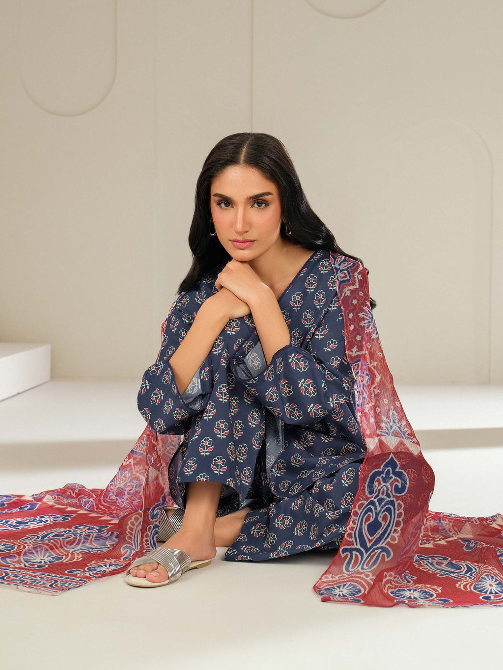 Lime Light | 3 Piece Lawn Suit-Printed (Unstitched) | U4385SU-3PC-143