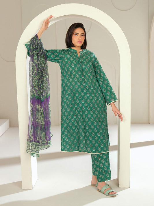 Lime Light | 3 Piece Lawn Suit-Printed (Unstitched) | U4385SU-3PC-227