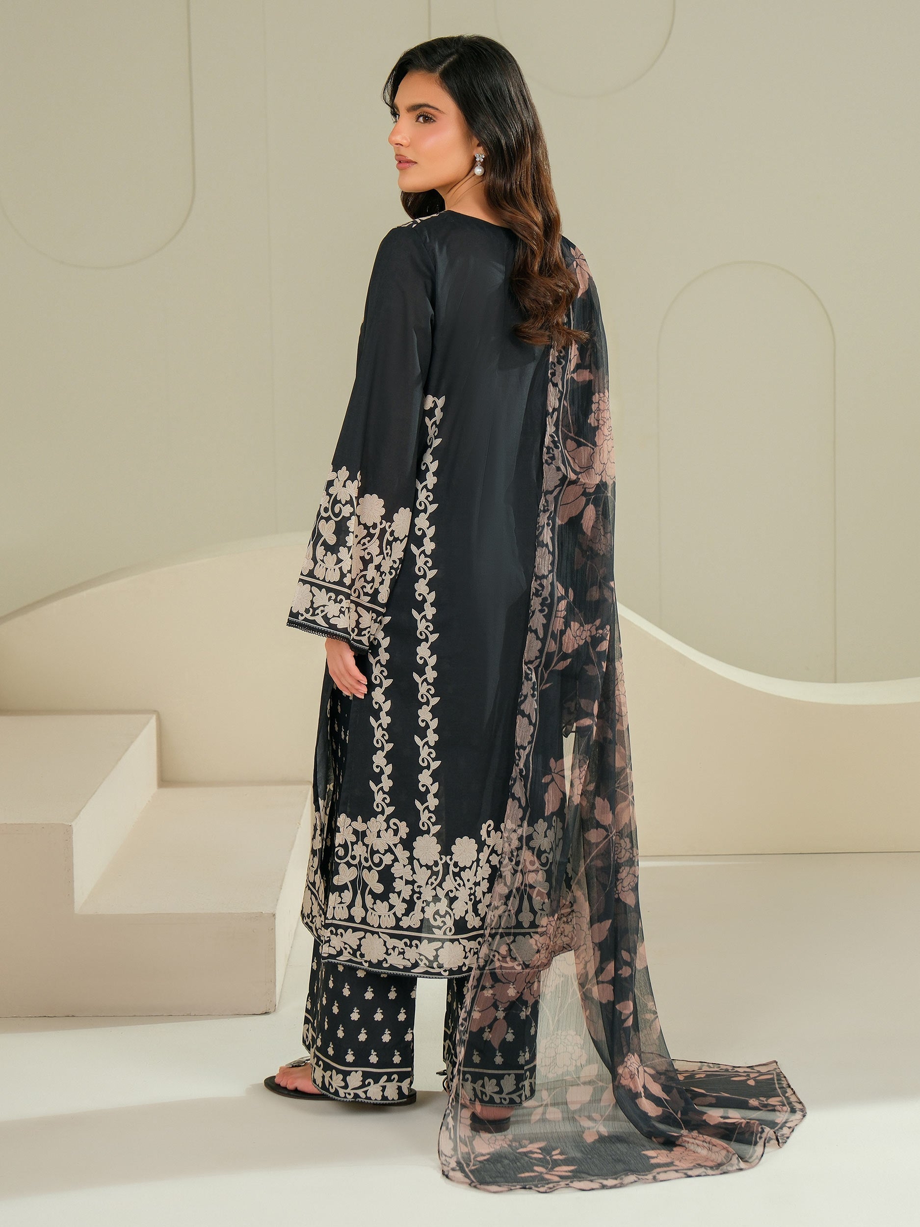 Lime Light | 3 Piece Lawn Suit-Printed (Unstitched) | U4388SU-3PC-034