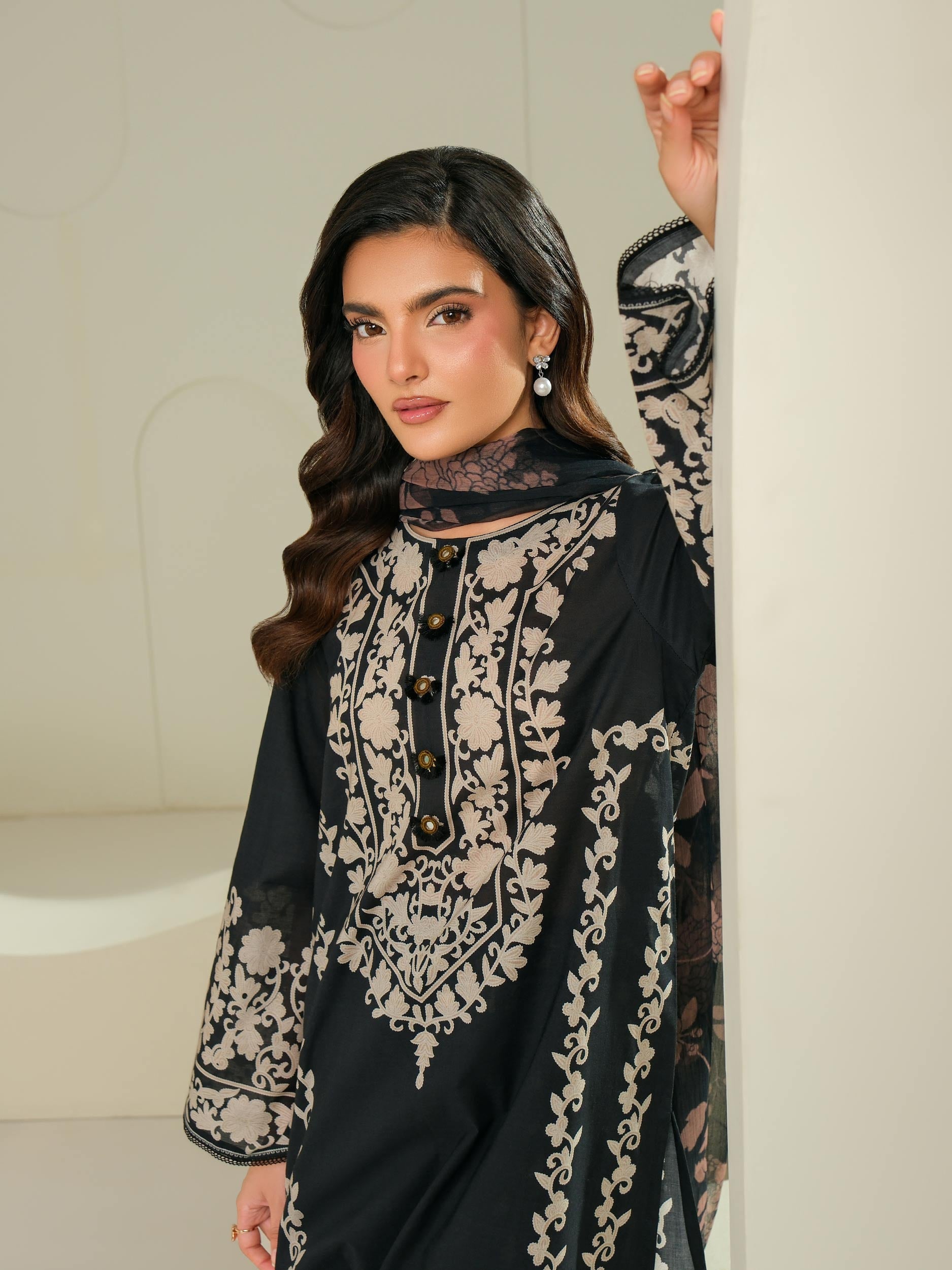 Lime Light | 3 Piece Lawn Suit-Printed (Unstitched) | U4388SU-3PC-034