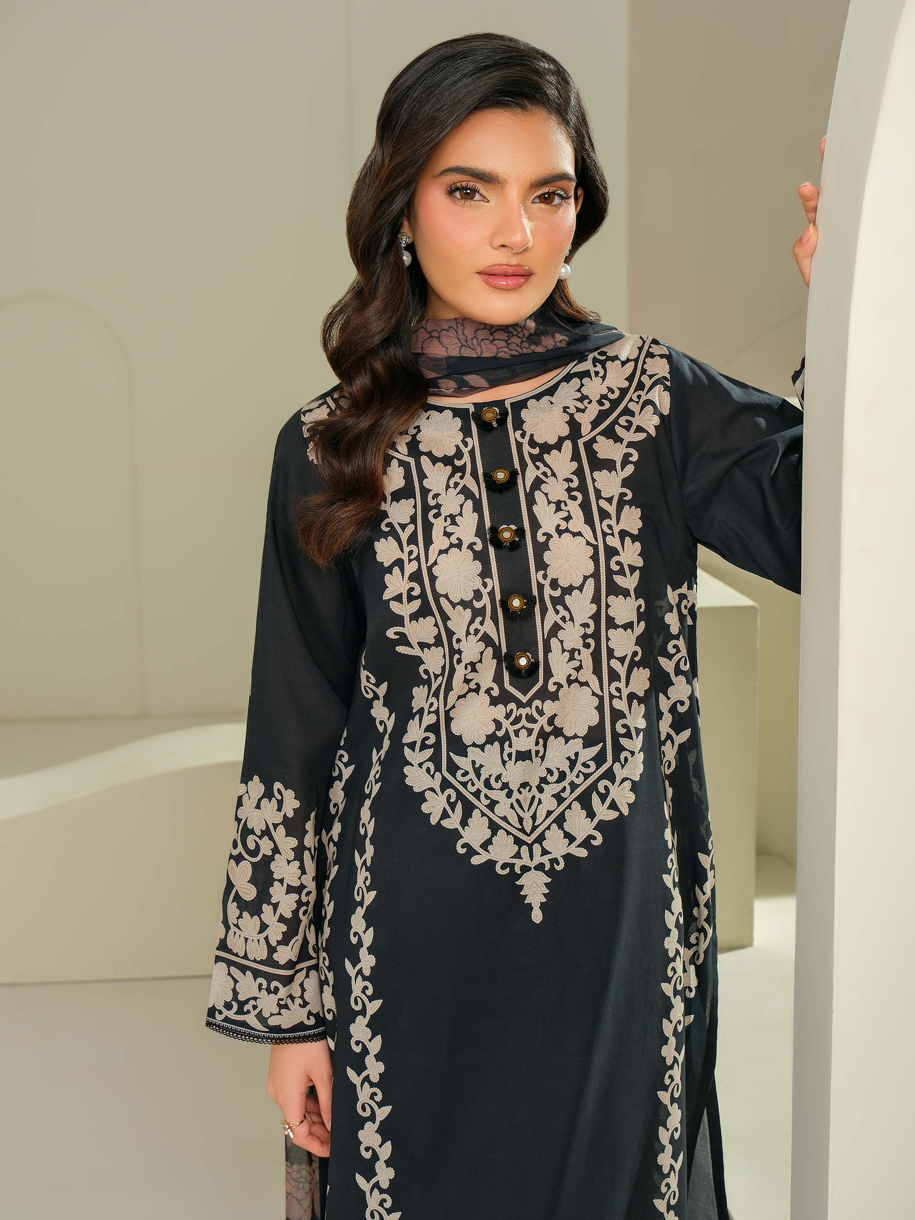 Lime Light | 3 Piece Lawn Suit-Printed (Unstitched) | U4388SU-3PC-034