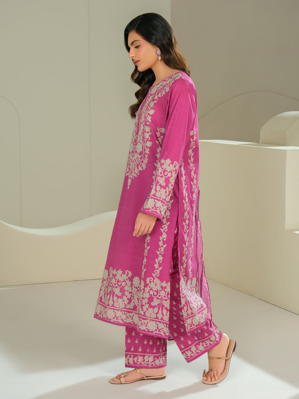 Lime Light | 3 Piece Lawn Suit-Printed (Unstitched) | U4388SU-3PC-489
