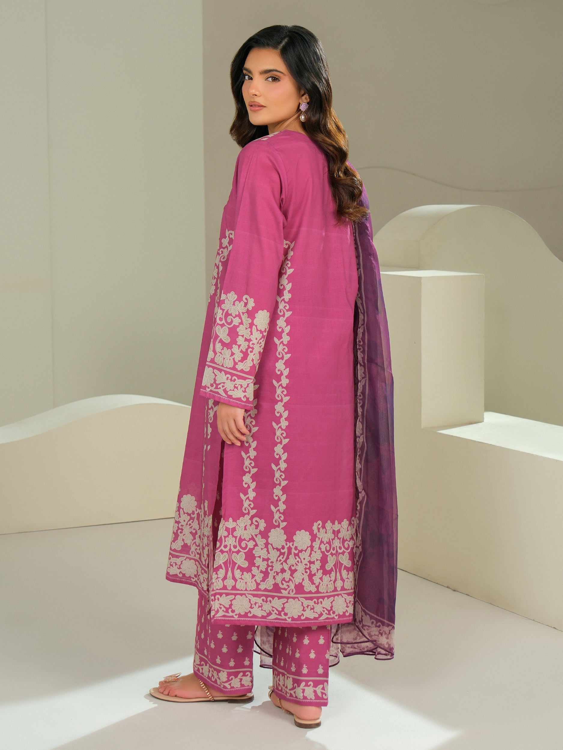 Lime Light | 3 Piece Lawn Suit-Printed (Unstitched) | U4388SU-3PC-489