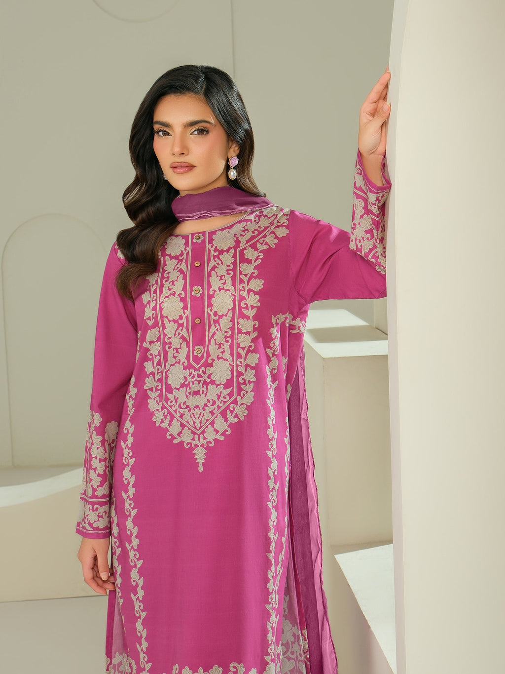 Lime Light | 3 Piece Lawn Suit-Printed (Unstitched) | U4388SU-3PC-489