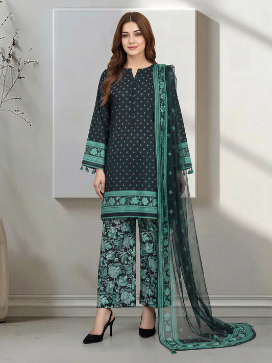 Lime Light | 3 Piece Lawn Suit (Unstitched) | U4391SU-3PC-034