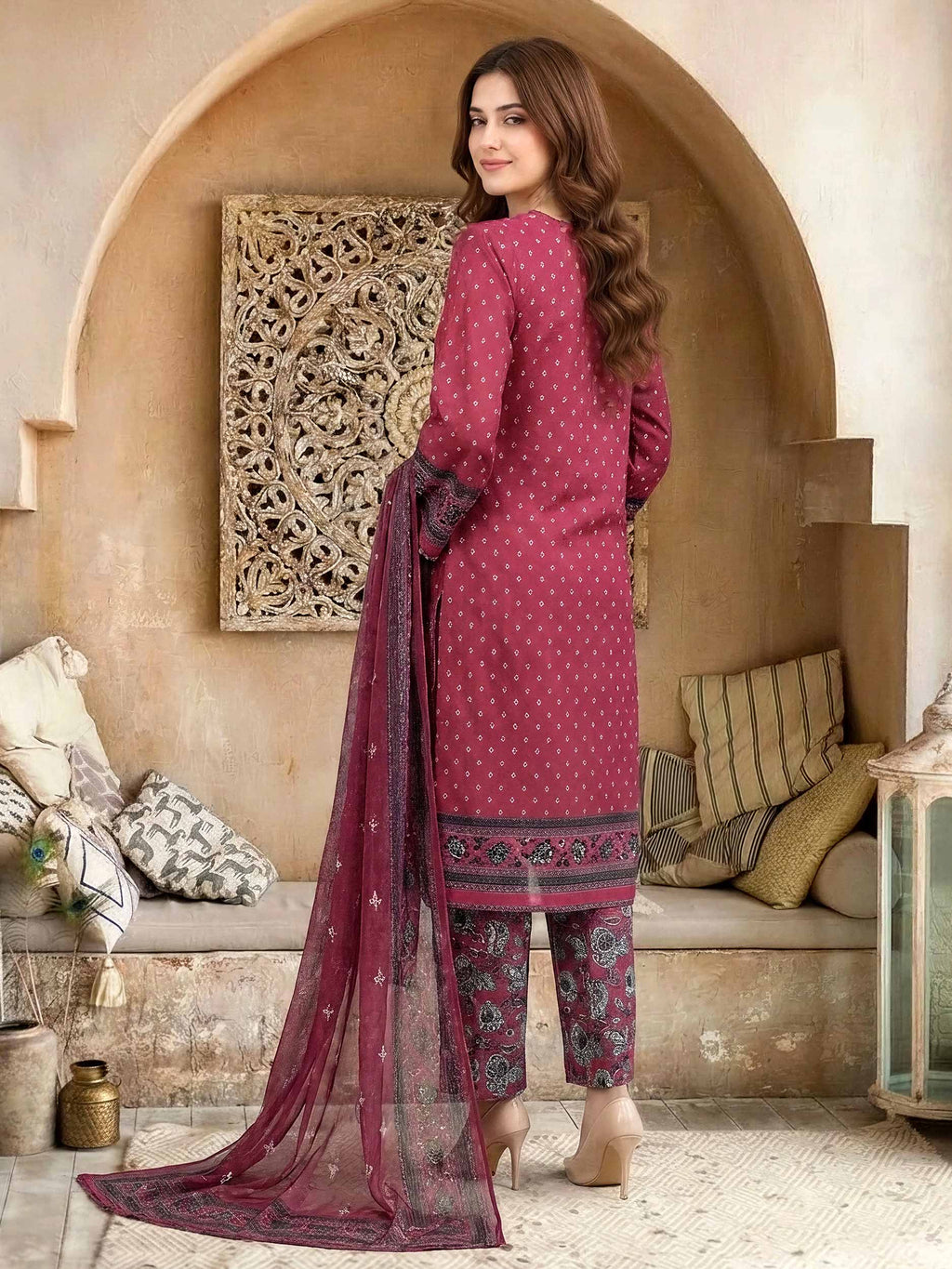 Lime Light | 3 Piece Lawn Suit (Unstitched) | U4391SU-3PC-565