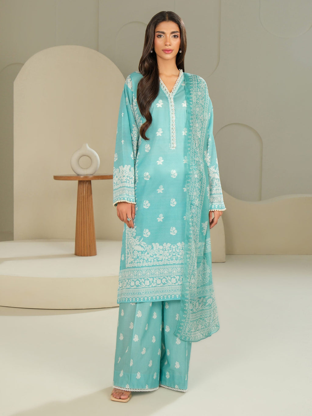 Lime Light | 3 Piece Lawn Suit-Printed (Unstitched) | U4395SU-3PC-283