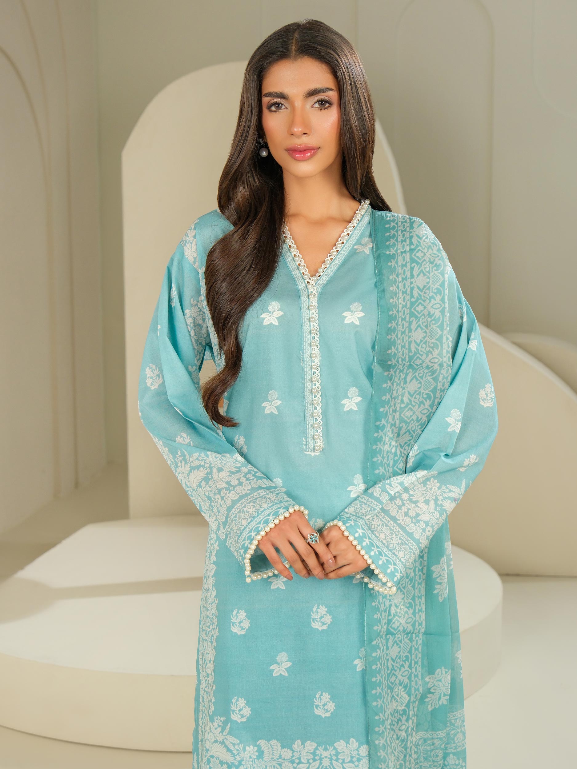 Lime Light | 3 Piece Lawn Suit-Printed (Unstitched) | U4395SU-3PC-283