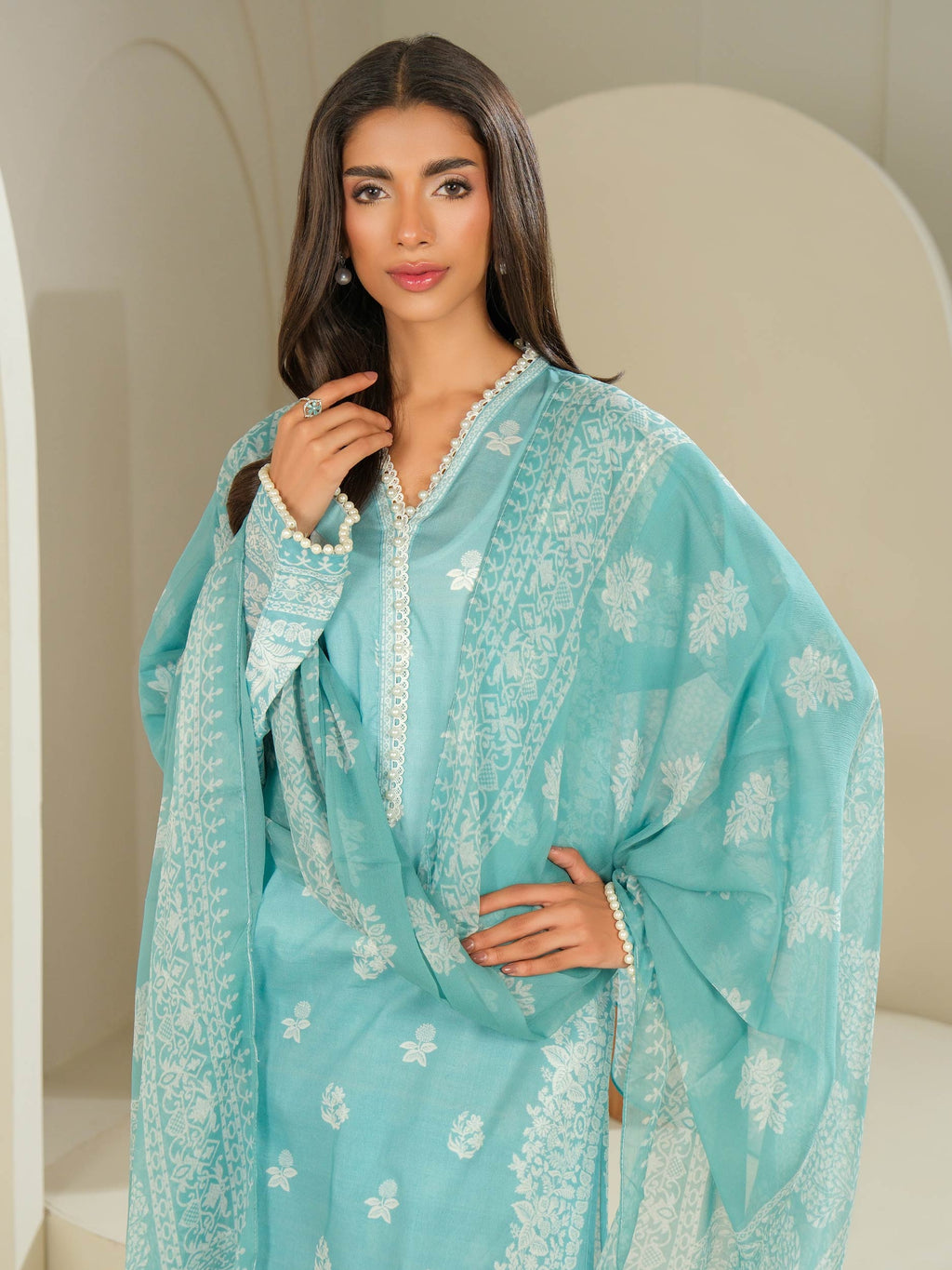 Lime Light | 3 Piece Lawn Suit-Printed (Unstitched) | U4395SU-3PC-283