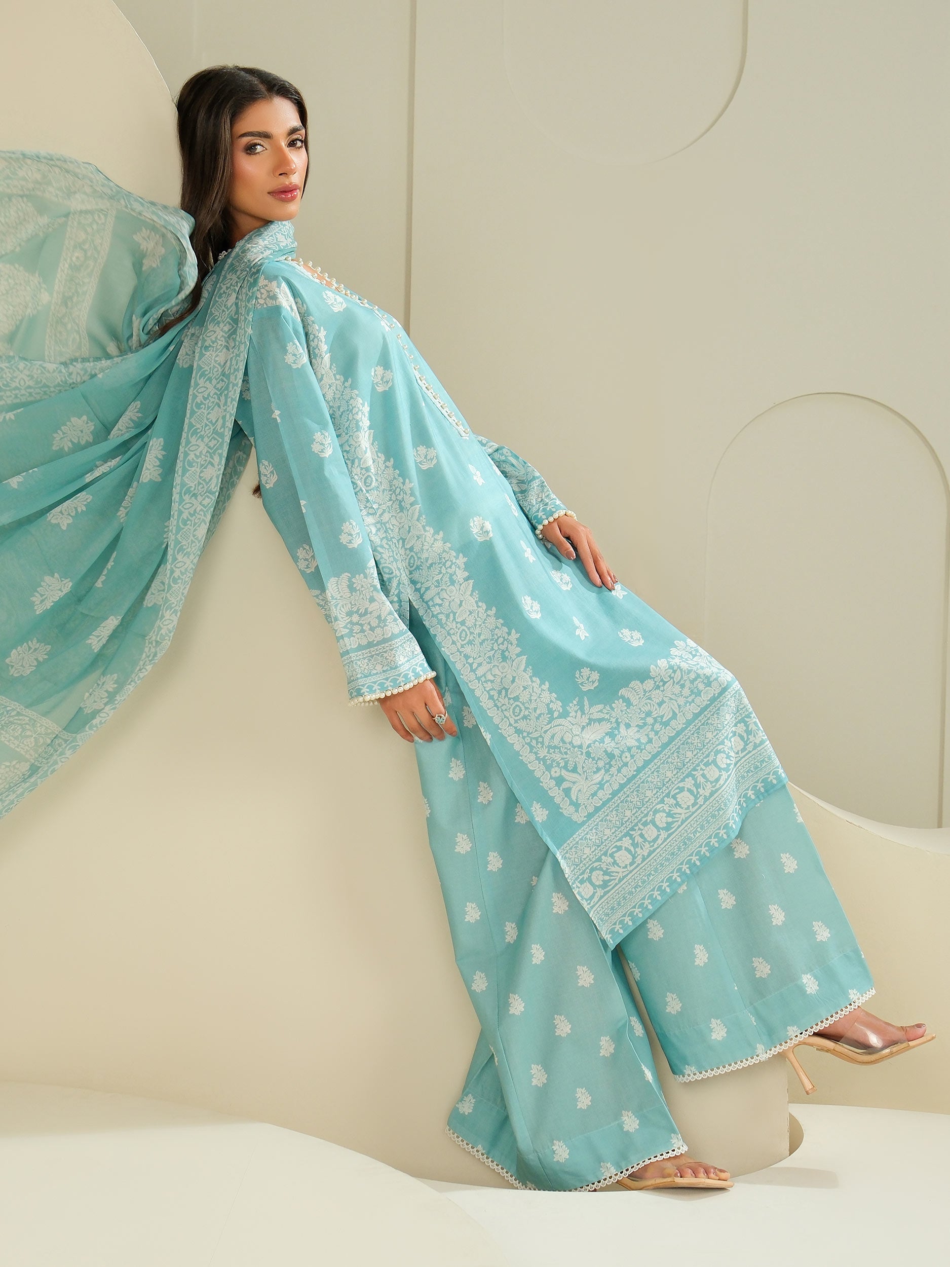 Lime Light | 3 Piece Lawn Suit-Printed (Unstitched) | U4395SU-3PC-283