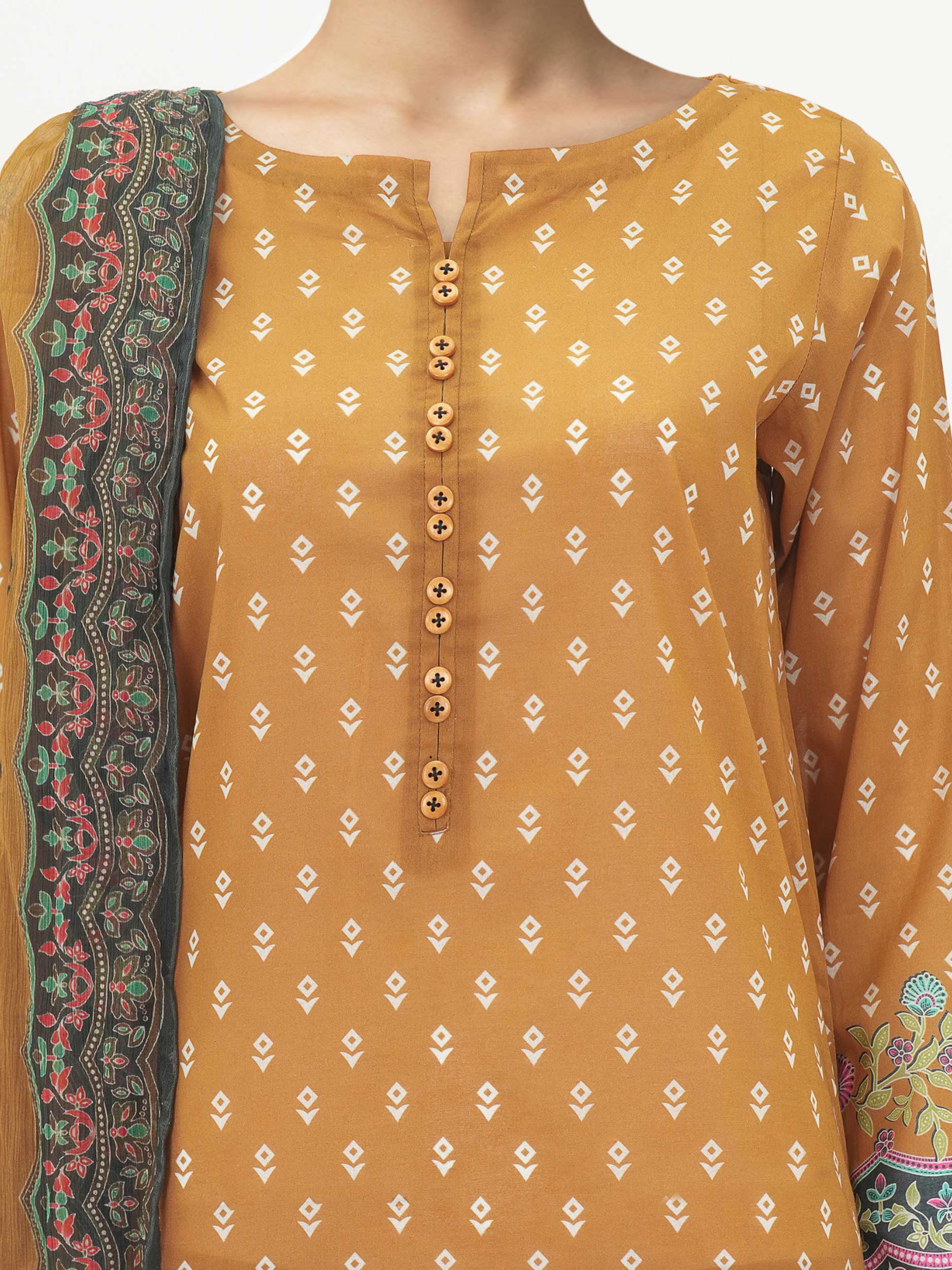 Lime Light | 3 Piece Lawn Suit | U4820
