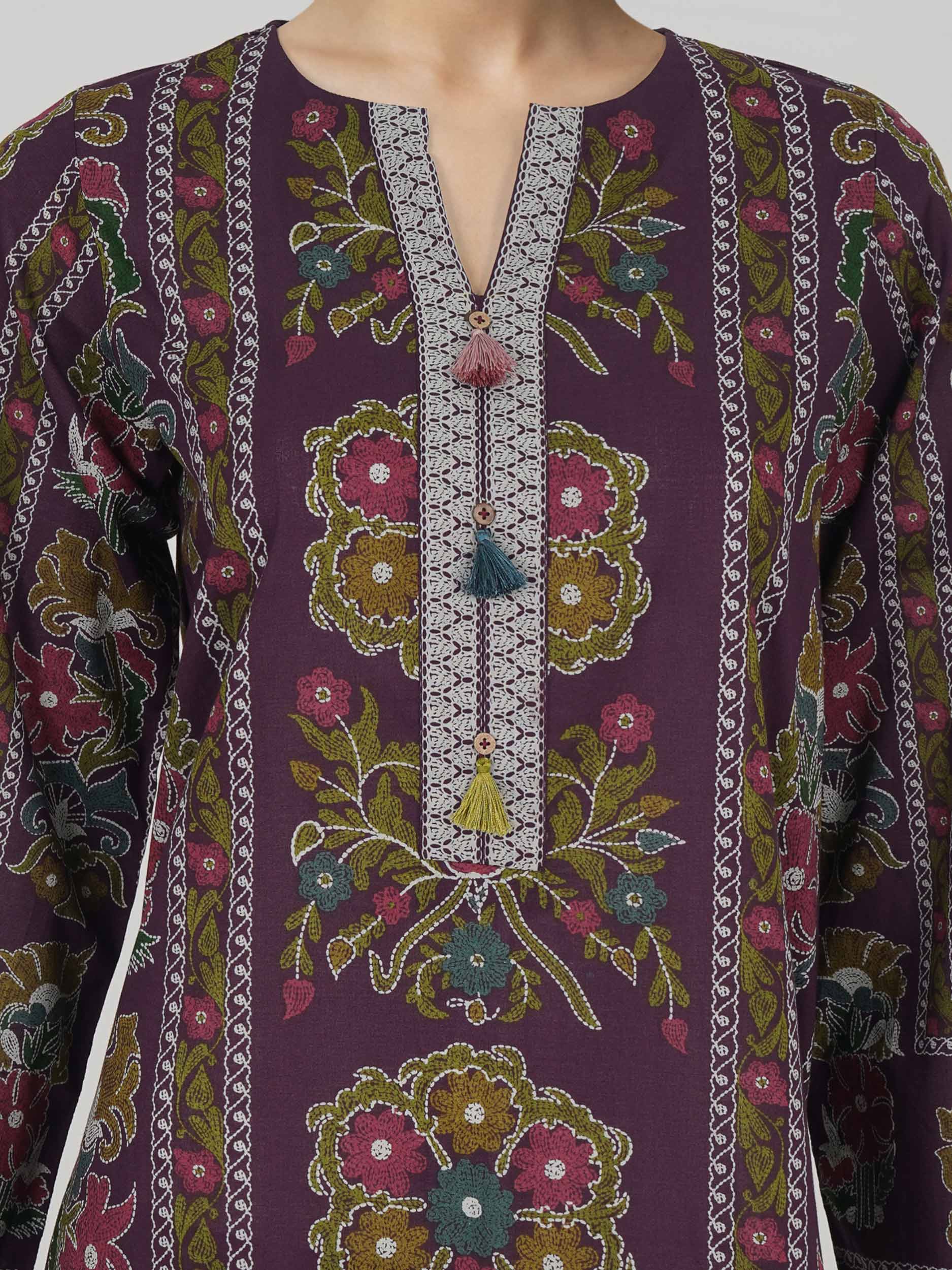 Lime Light | 3 Piece Lawn Suit- Printed | U4829