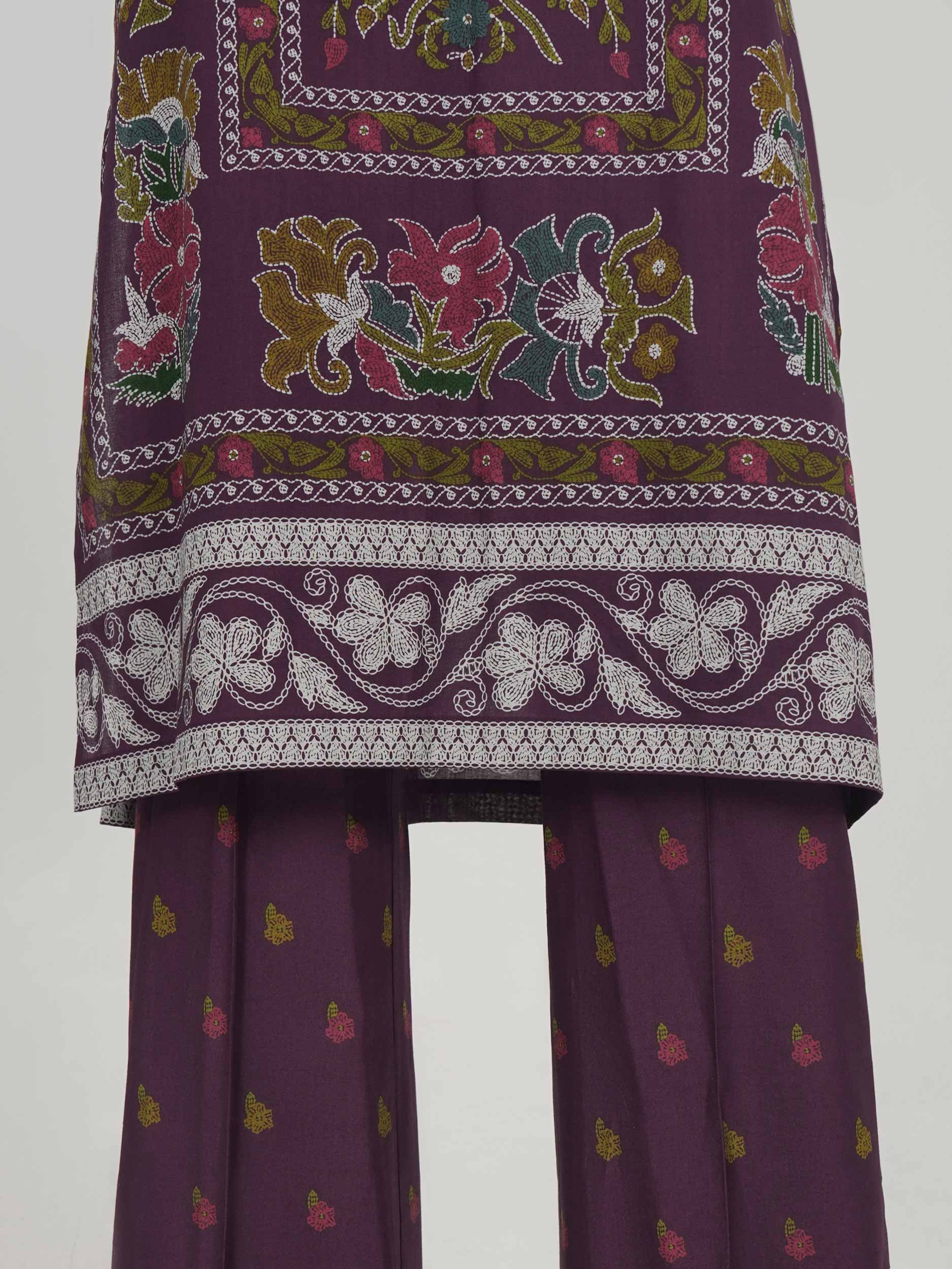Lime Light | 3 Piece Lawn Suit- Printed | U4829