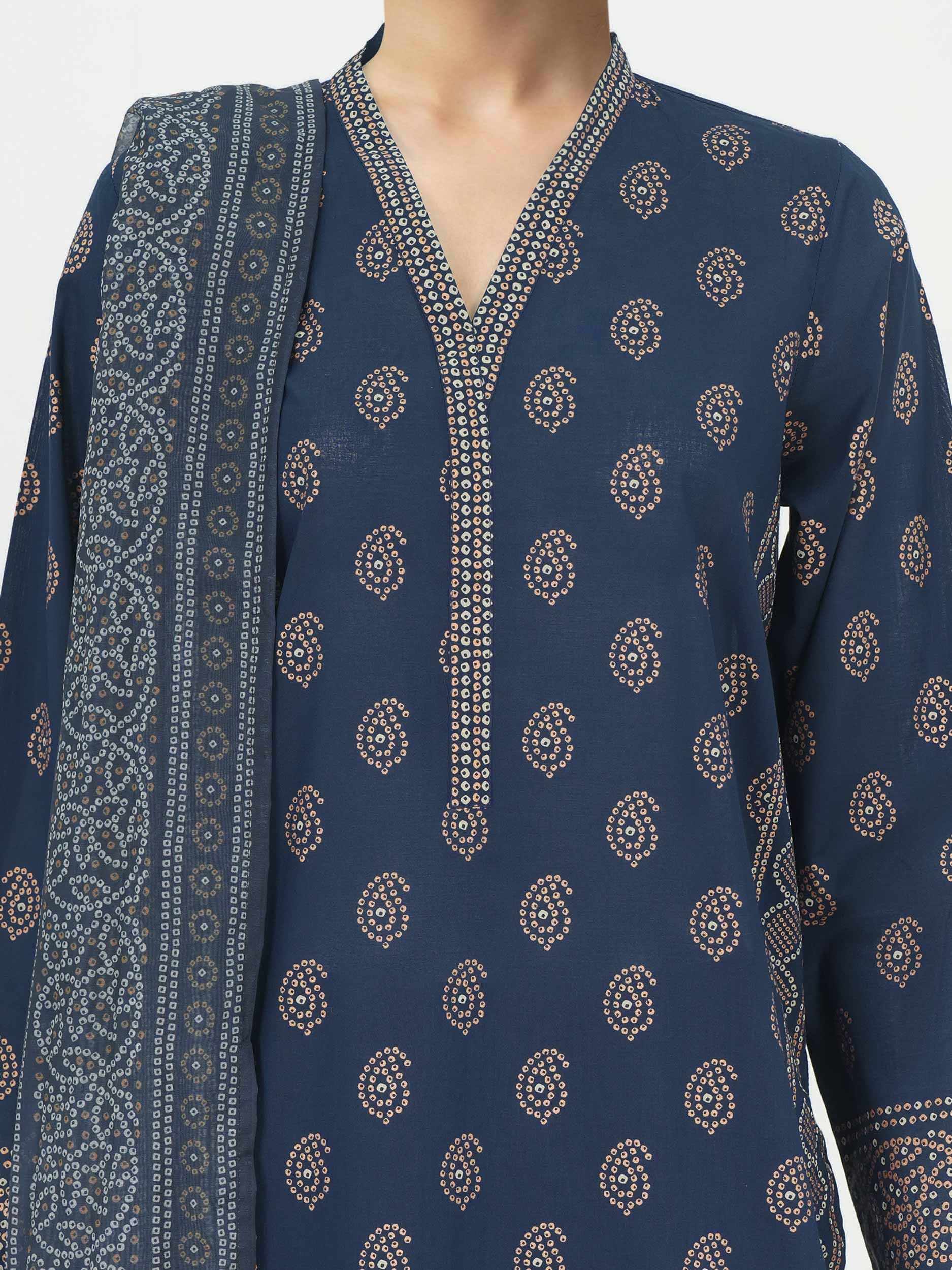 Lime Light | 3 Piece Lawn Suit- Paste Printed | U4911
