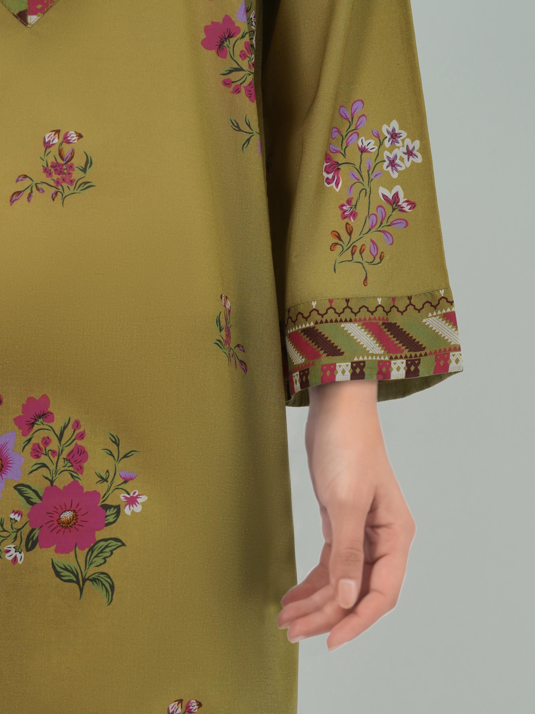 Lime Light | 3 Piece Lawn Suit- Printed | U4981