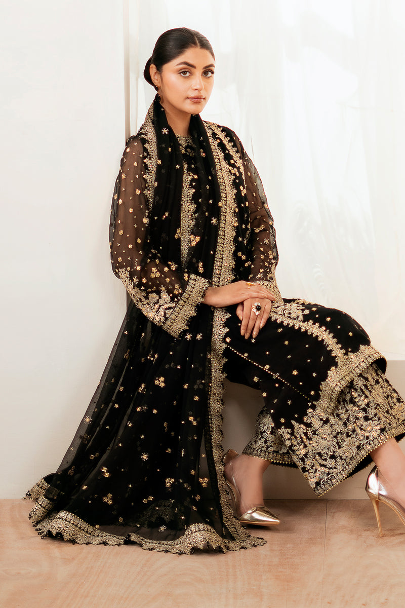 Baroque | Exclusive Formal Embroidered Chiffon | UF-4038