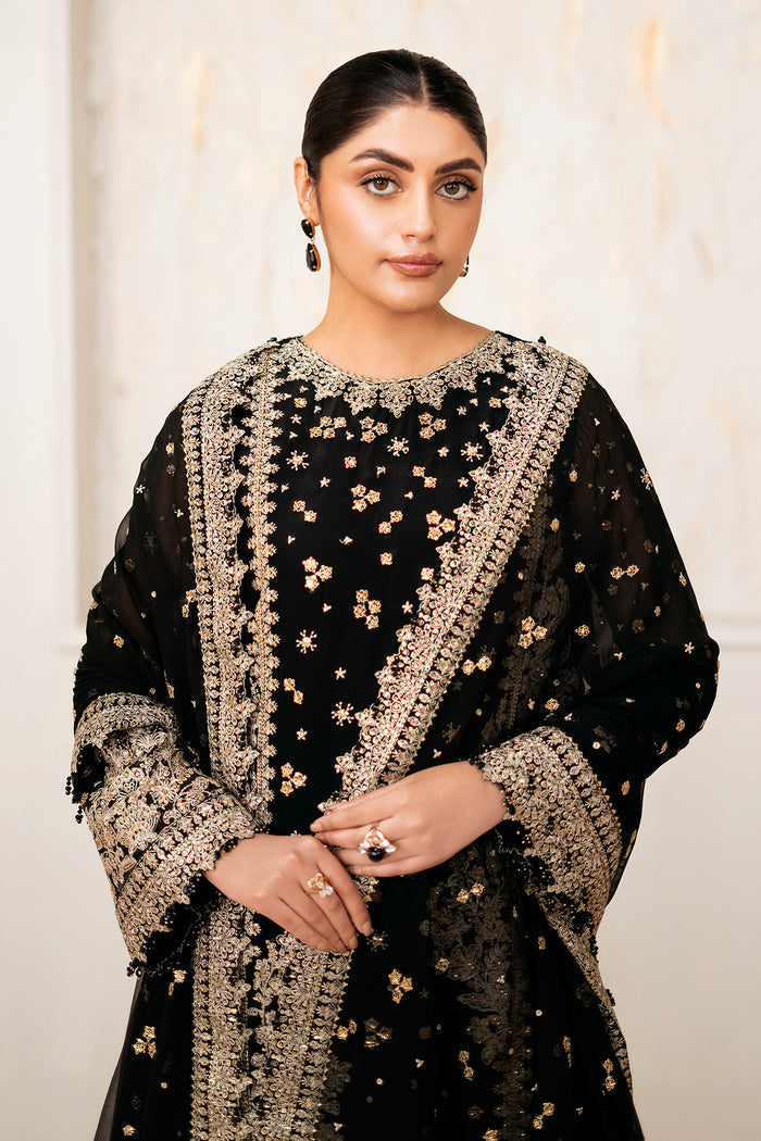 Baroque | Exclusive Formal Embroidered Chiffon | UF-4038
