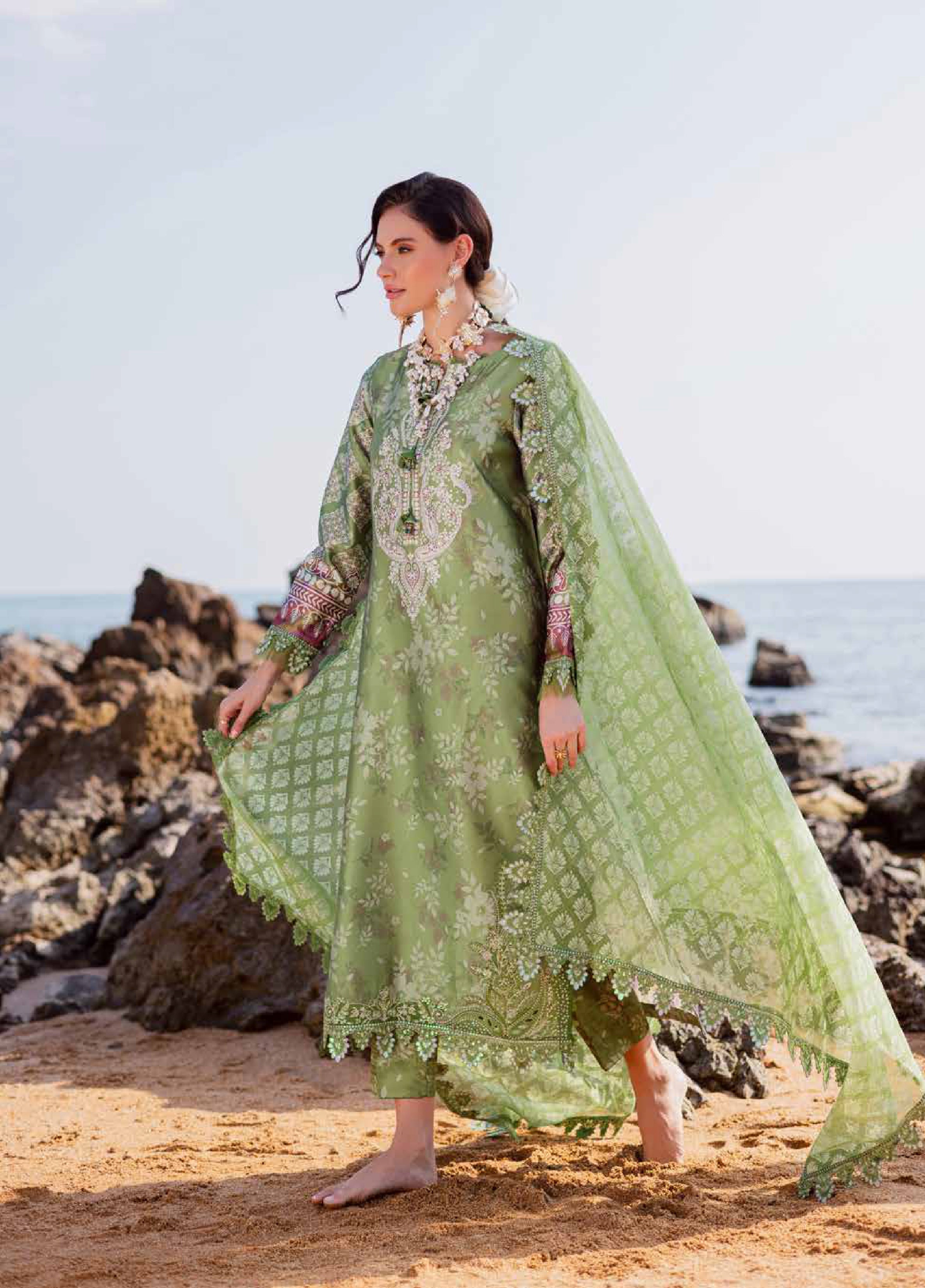 Nureh | The Silk Luxury Festive 3 Piece Suit | S-23