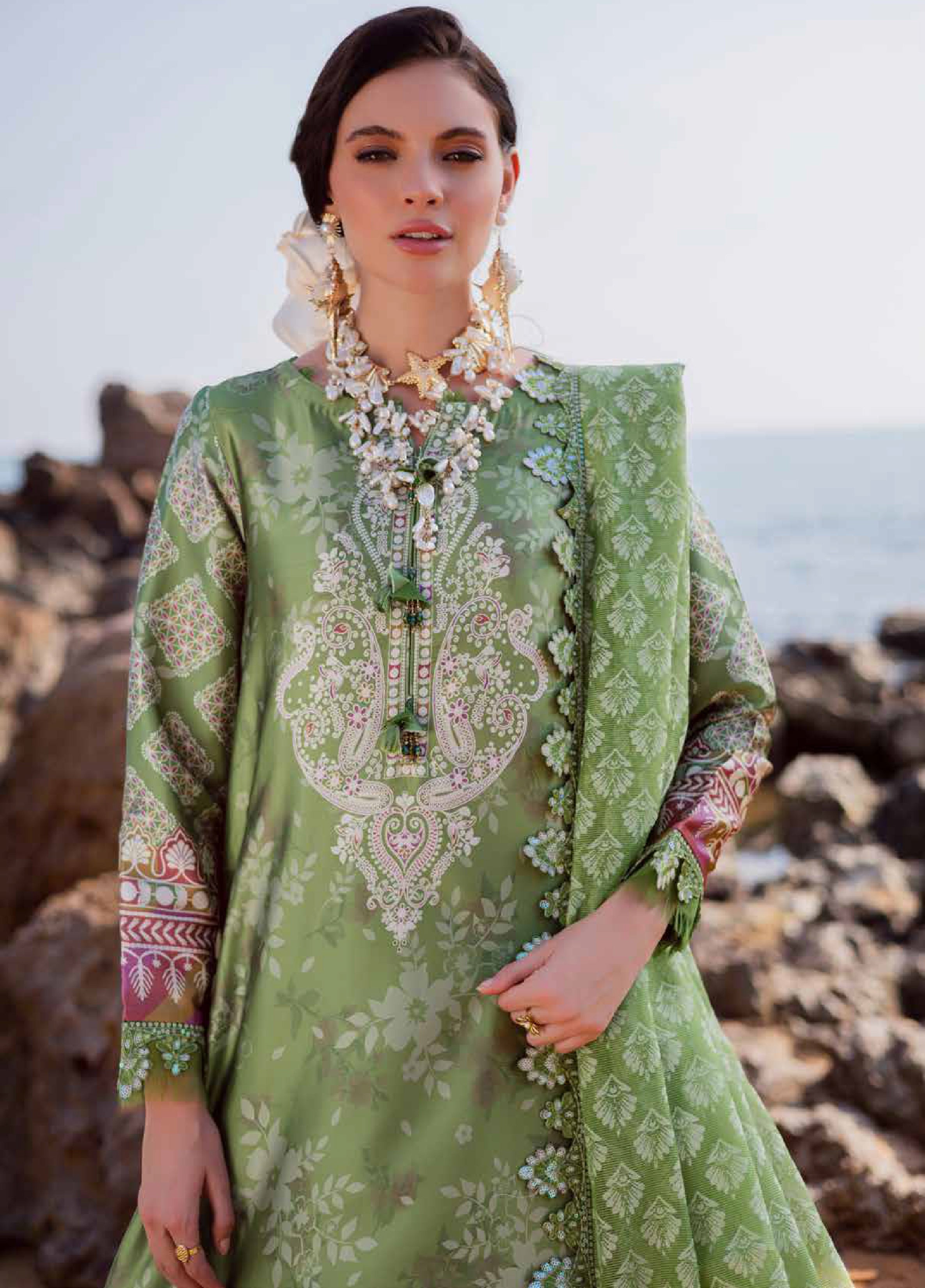 Nureh | The Silk Luxury Festive 3 Piece Suit | S-23
