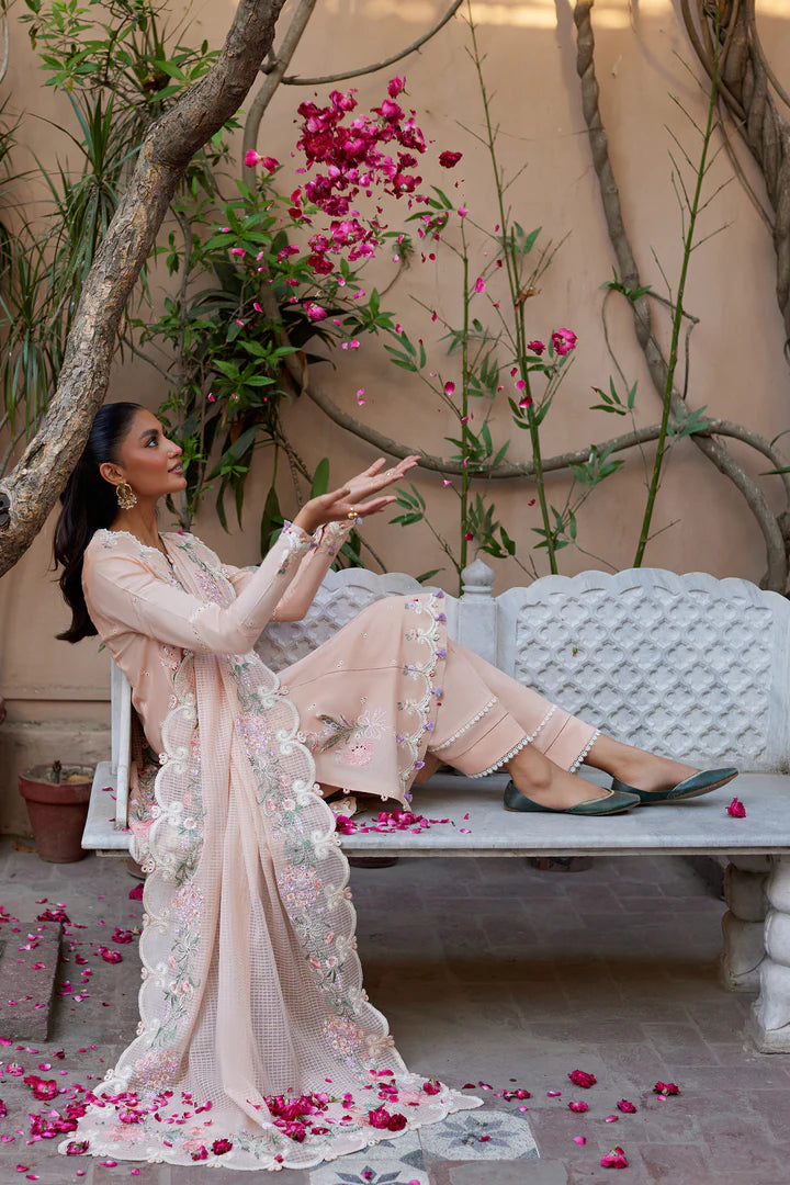 ZAHA | Embroidered Lawn | SHAMS
