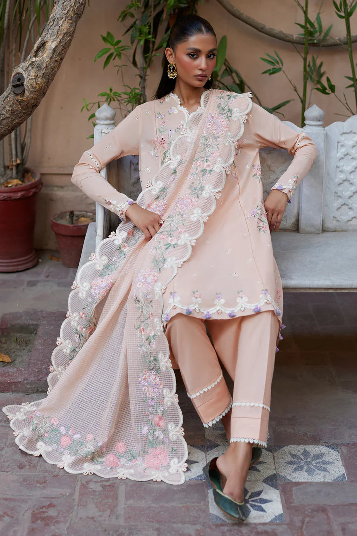 ZAHA | Embroidered Lawn | SHAMS