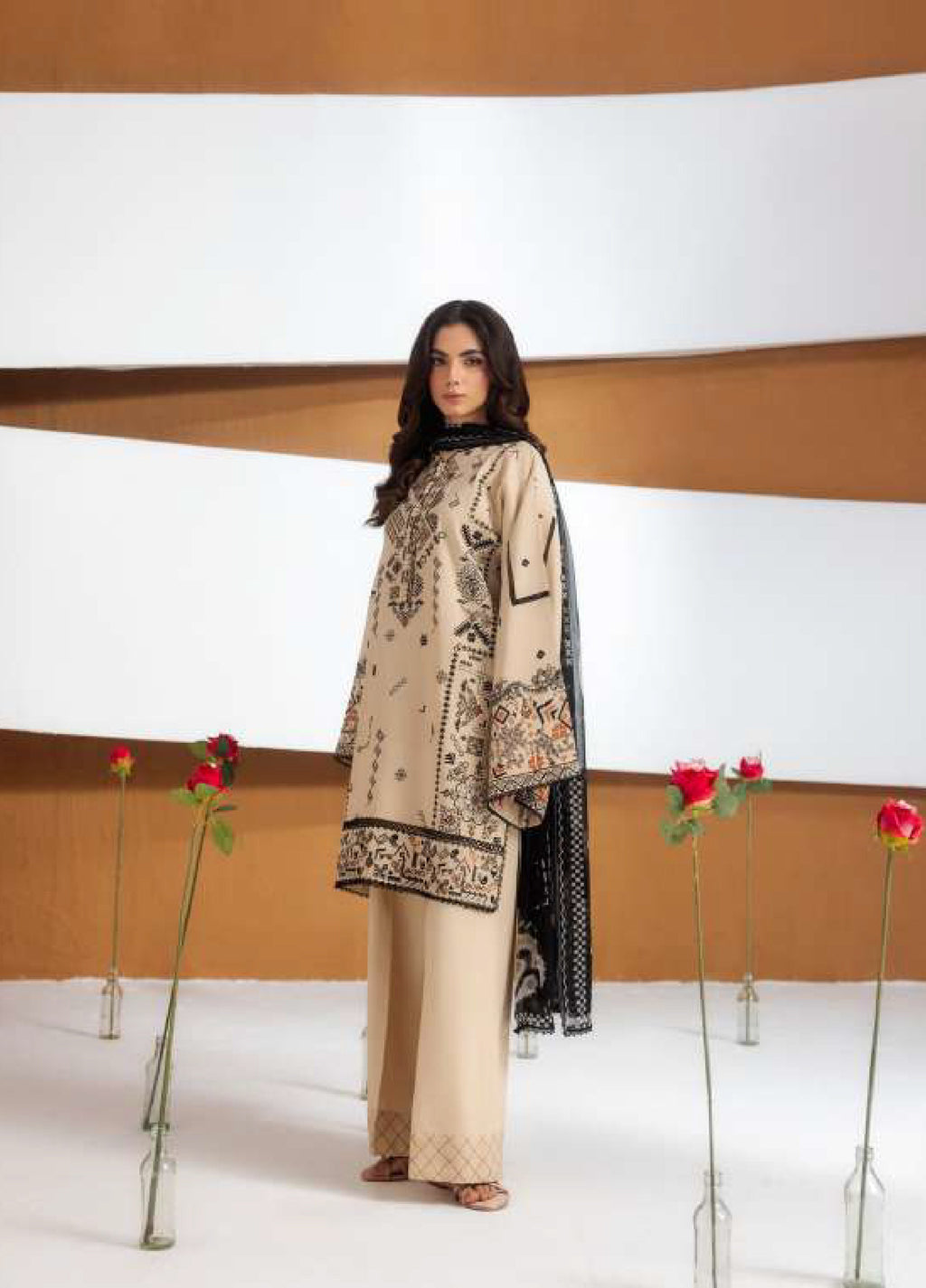 Florent | Zync Embroidered Viscose | FZ-5A