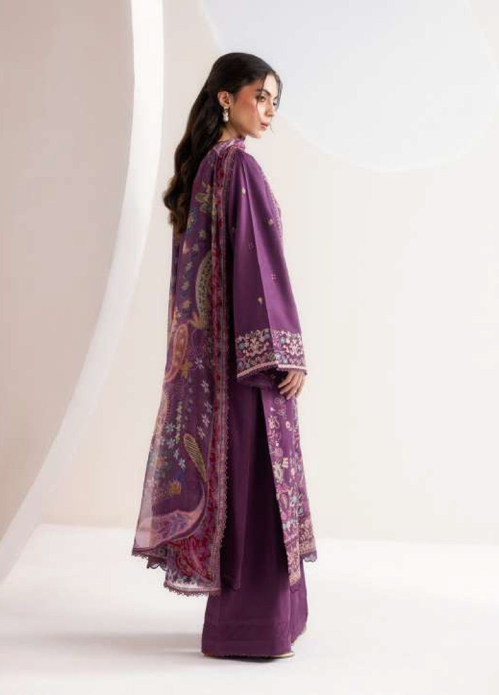 Florent | Zync Embroidered Viscose | FZ-8A