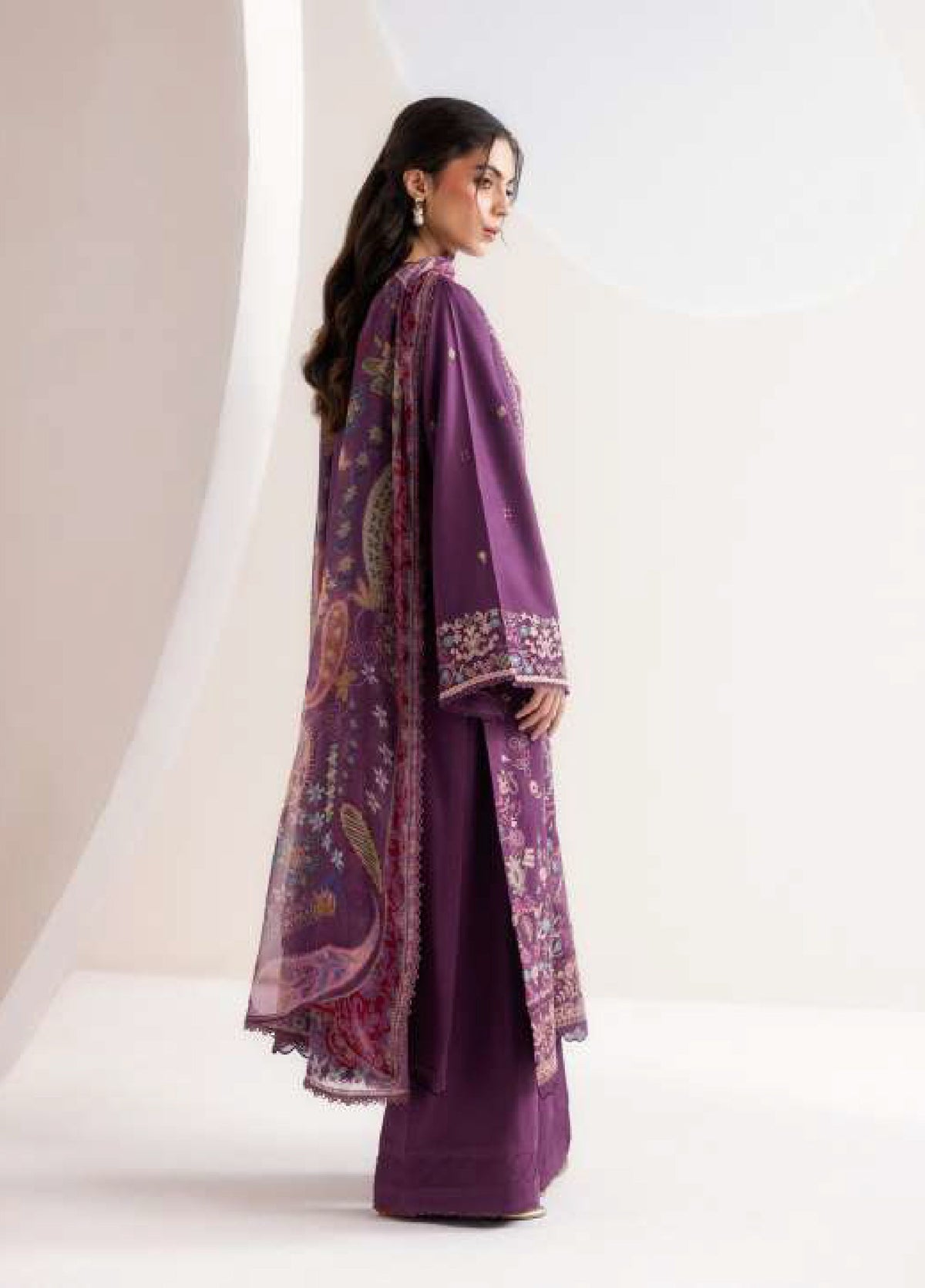 Florent | Zync Embroidered Viscose | FZ-8A