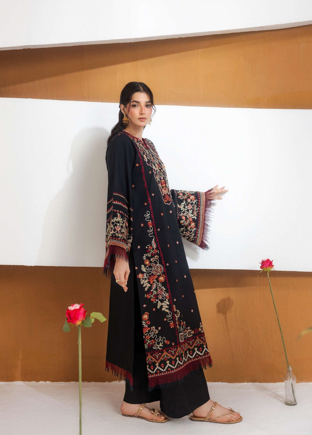 Florent | Zync Embroidered Viscose | FZ-6A