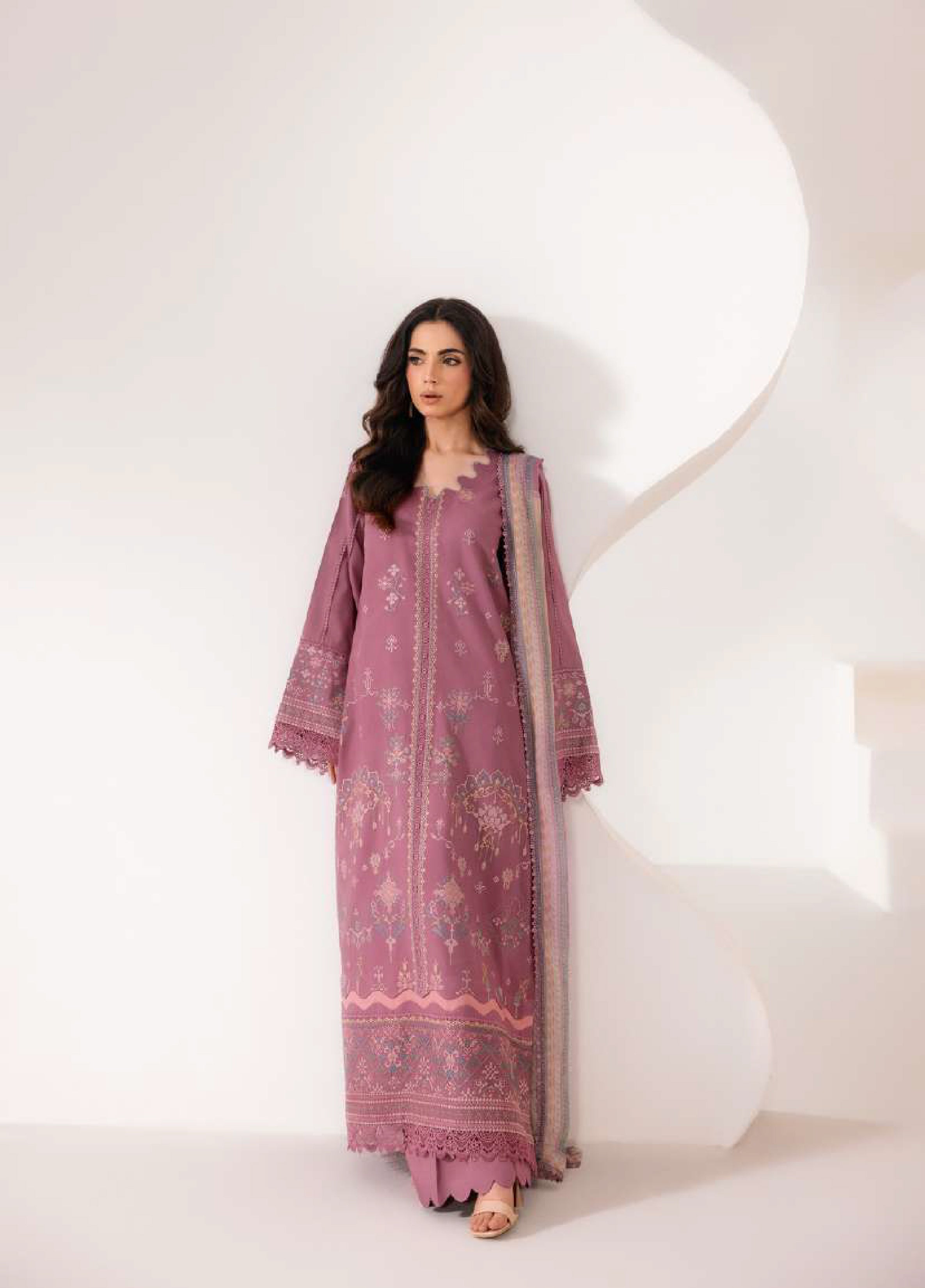 Florent | Zync Embroidered Viscose | FZ-3B