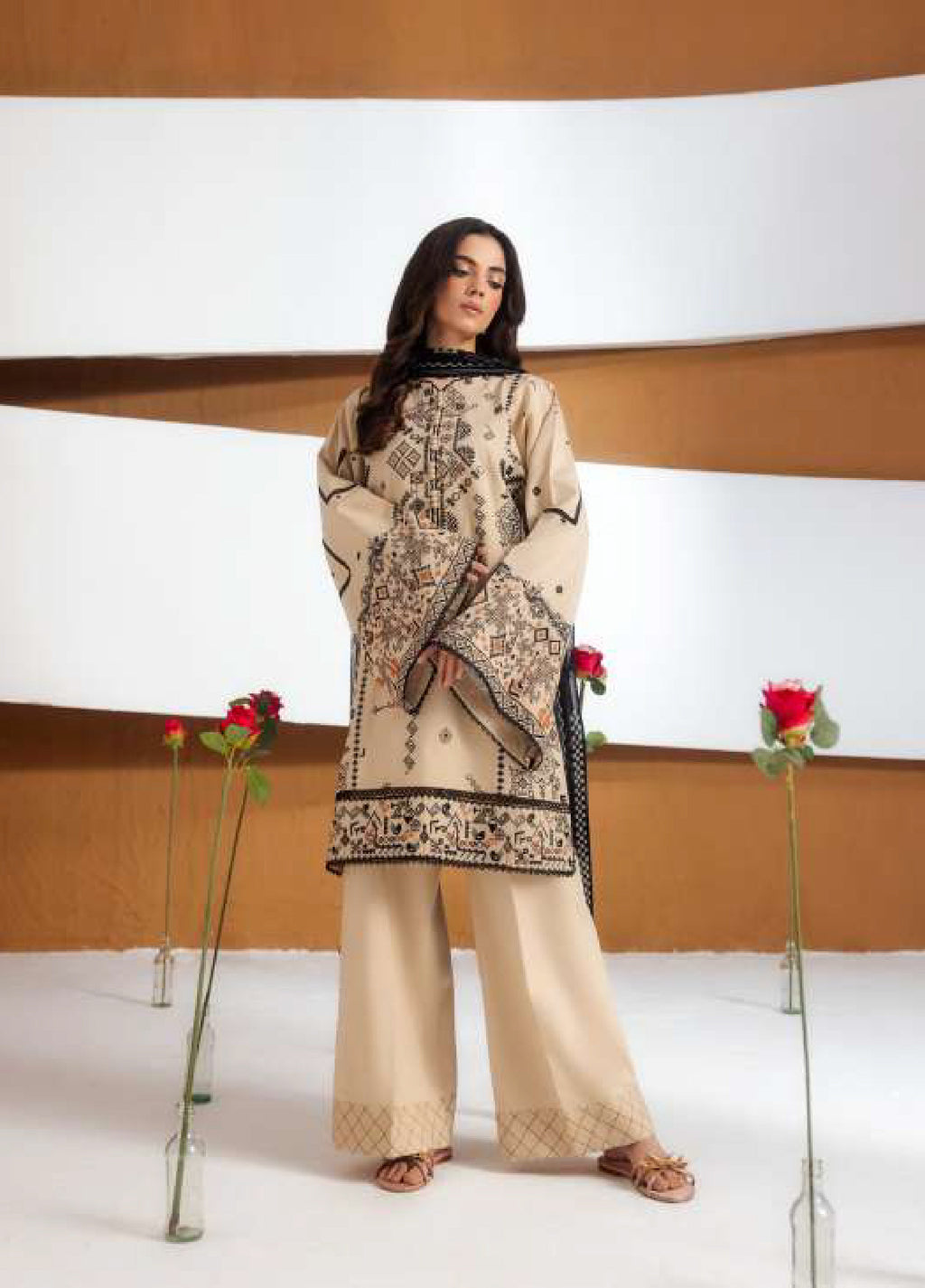 Florent | Zync Embroidered Viscose | FZ-5A