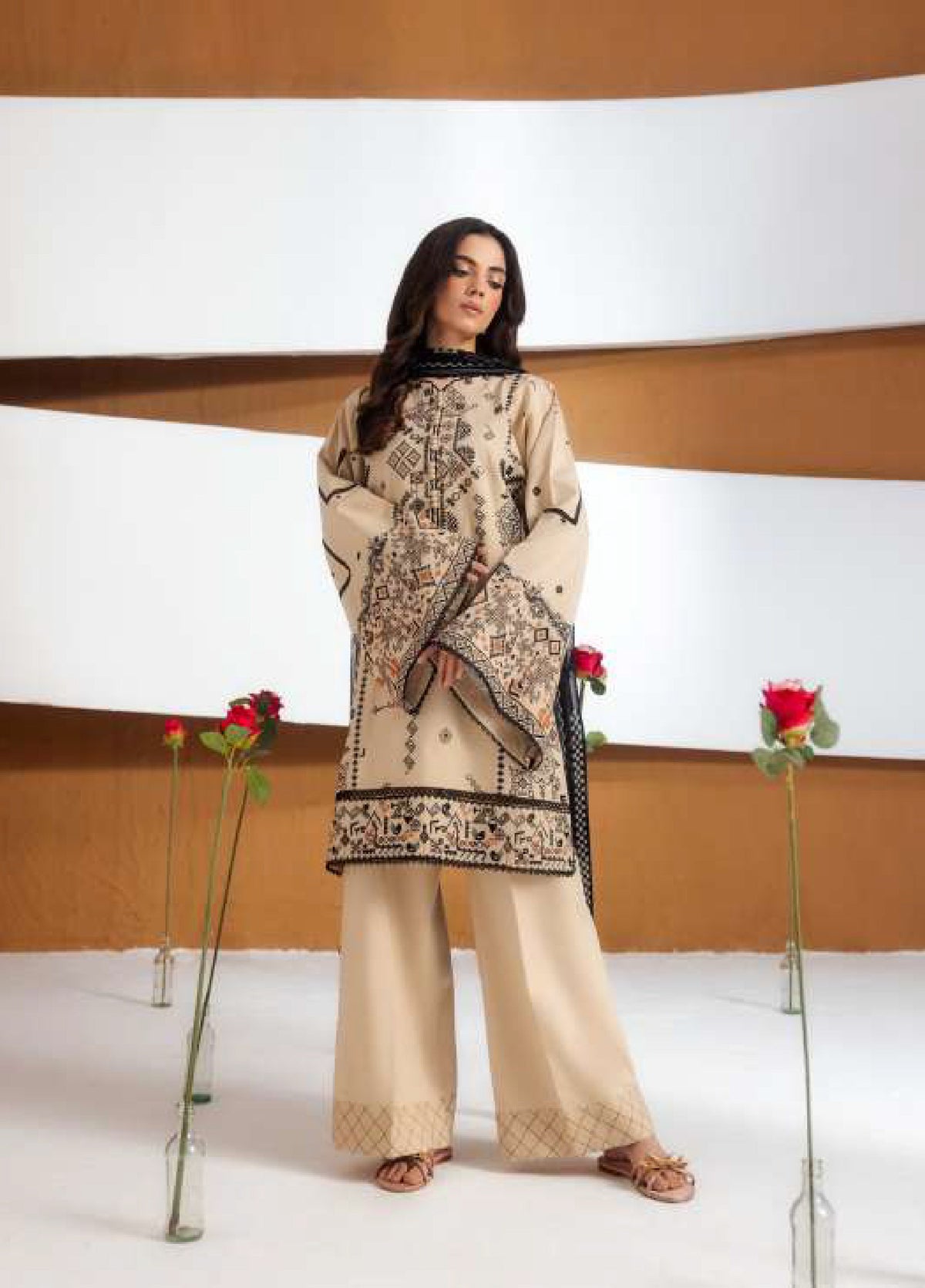 Florent | Zync Embroidered Viscose | FZ-5A