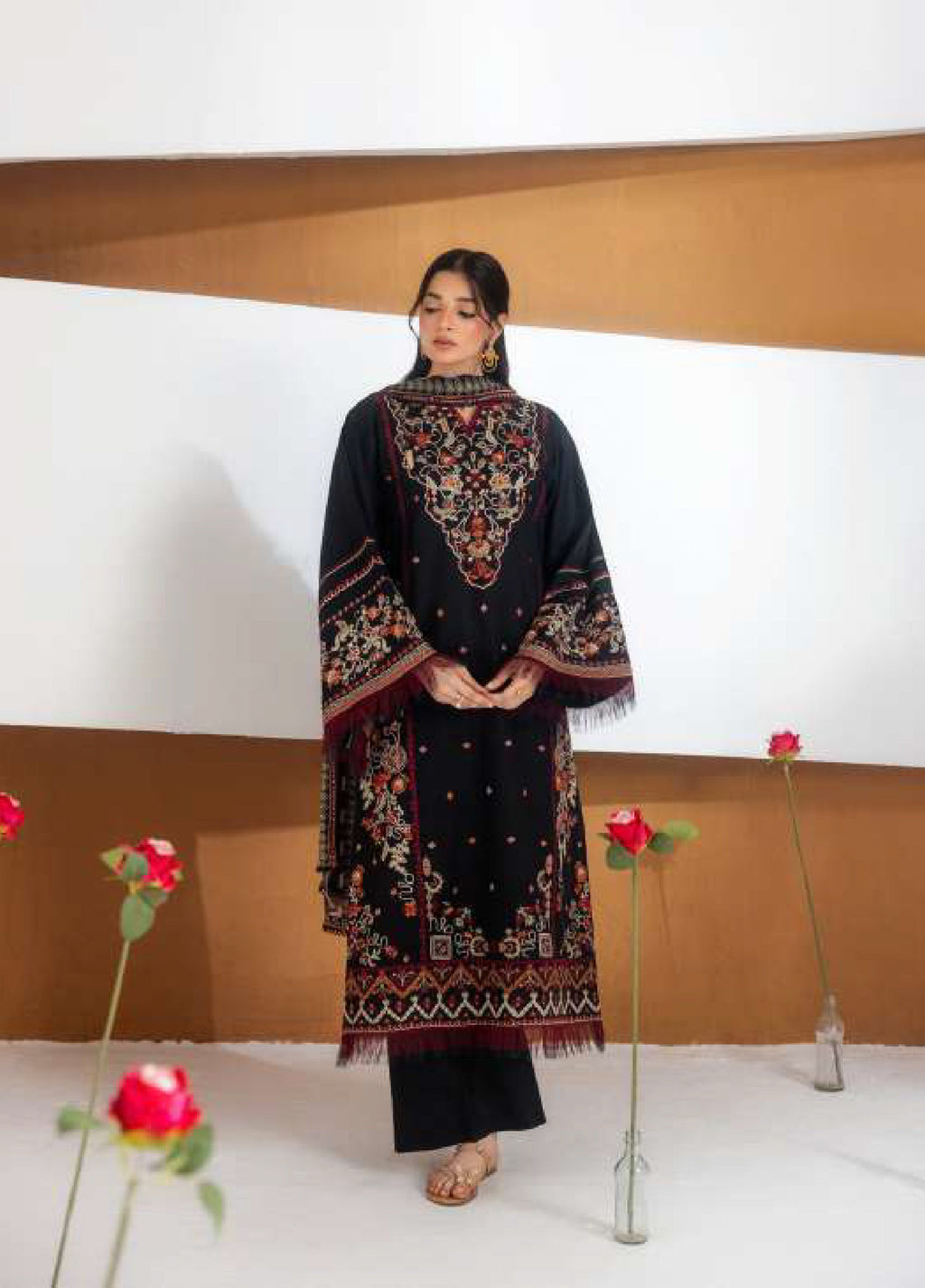 Florent | Zync Embroidered Viscose | FZ-6A