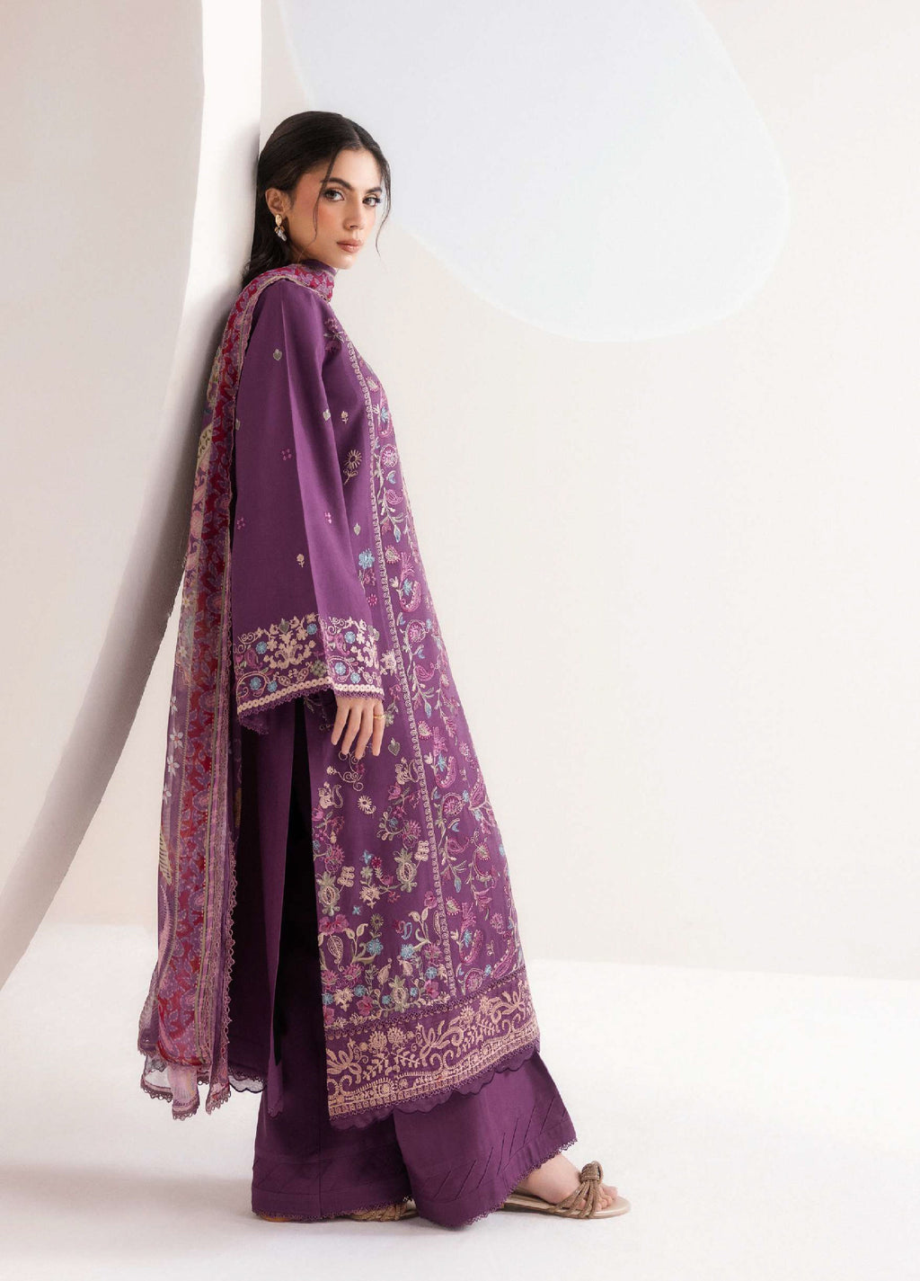 Florent | Zync Embroidered Viscose | FZ-8A