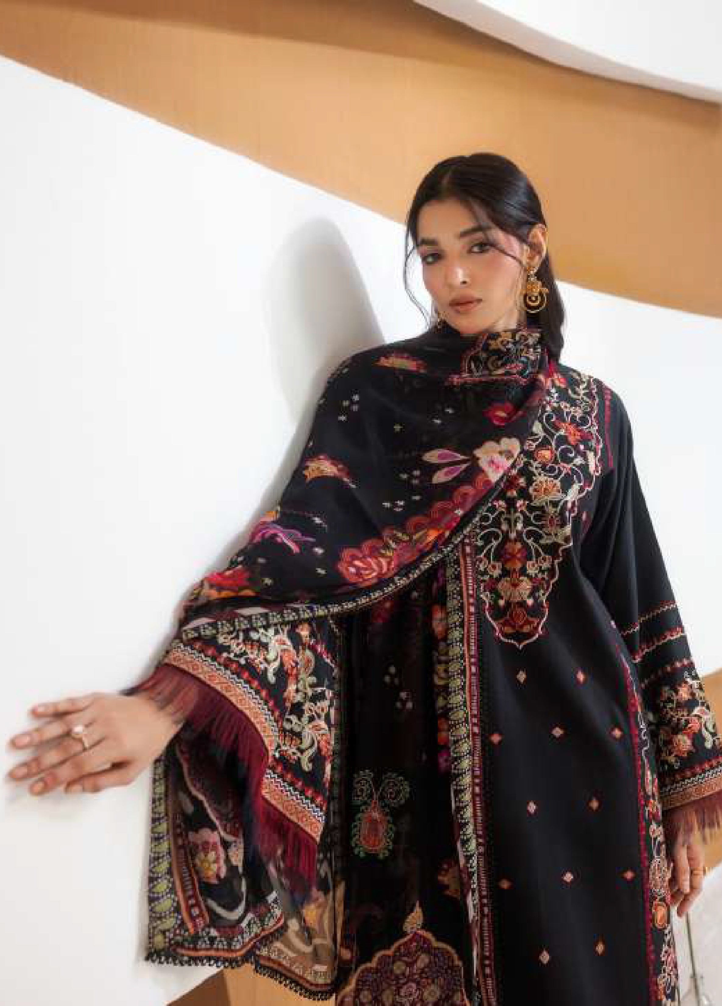 Florent | Zync Embroidered Viscose | FZ-6A