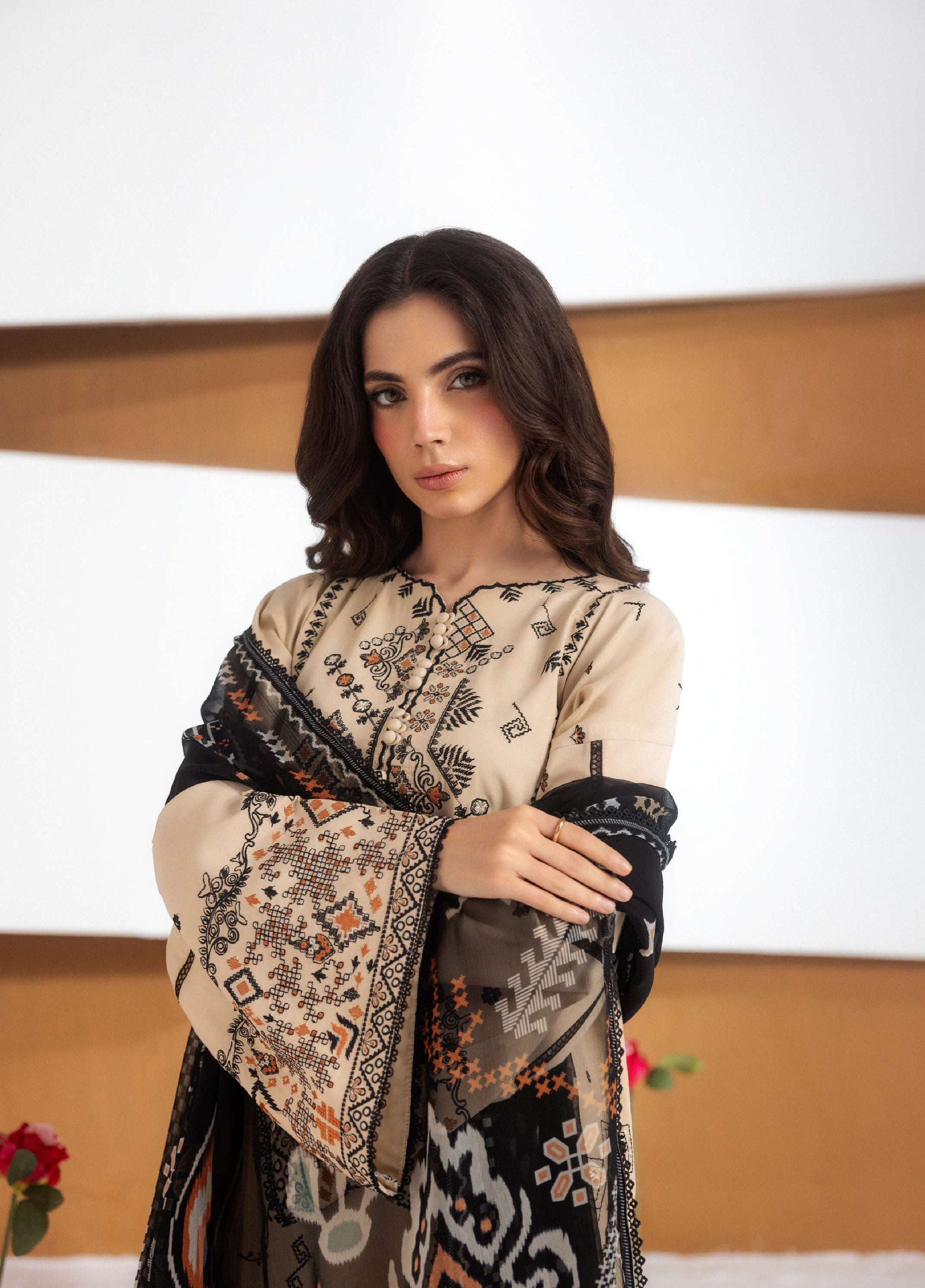 Florent | Zync Embroidered Viscose | FZ-5A