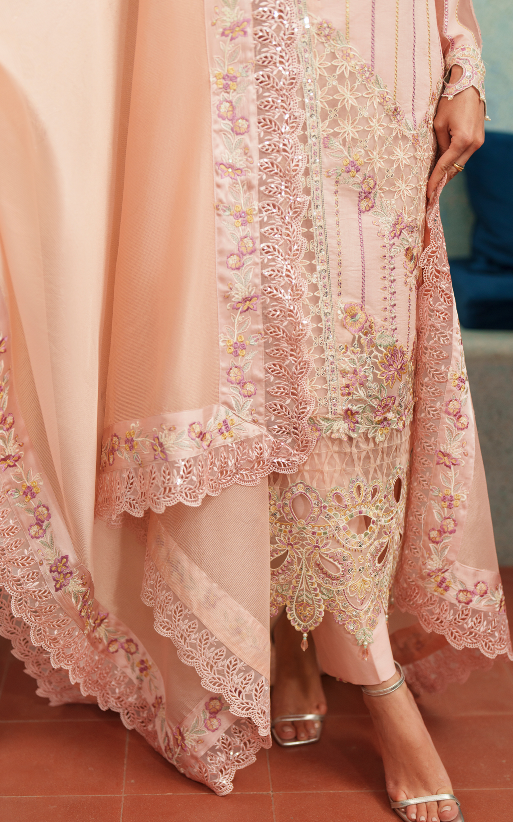 ASIFA & NABEEL | Versa Luxury Lawn '26 | Crimson Courage