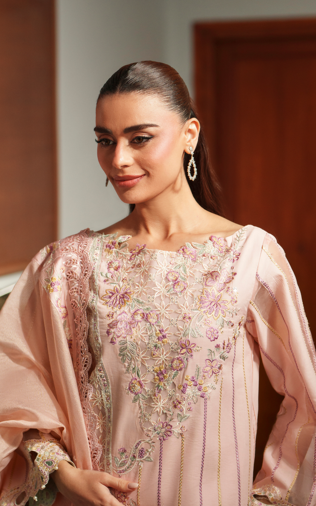 ASIFA & NABEEL | Versa Luxury Lawn '26 | Crimson Courage