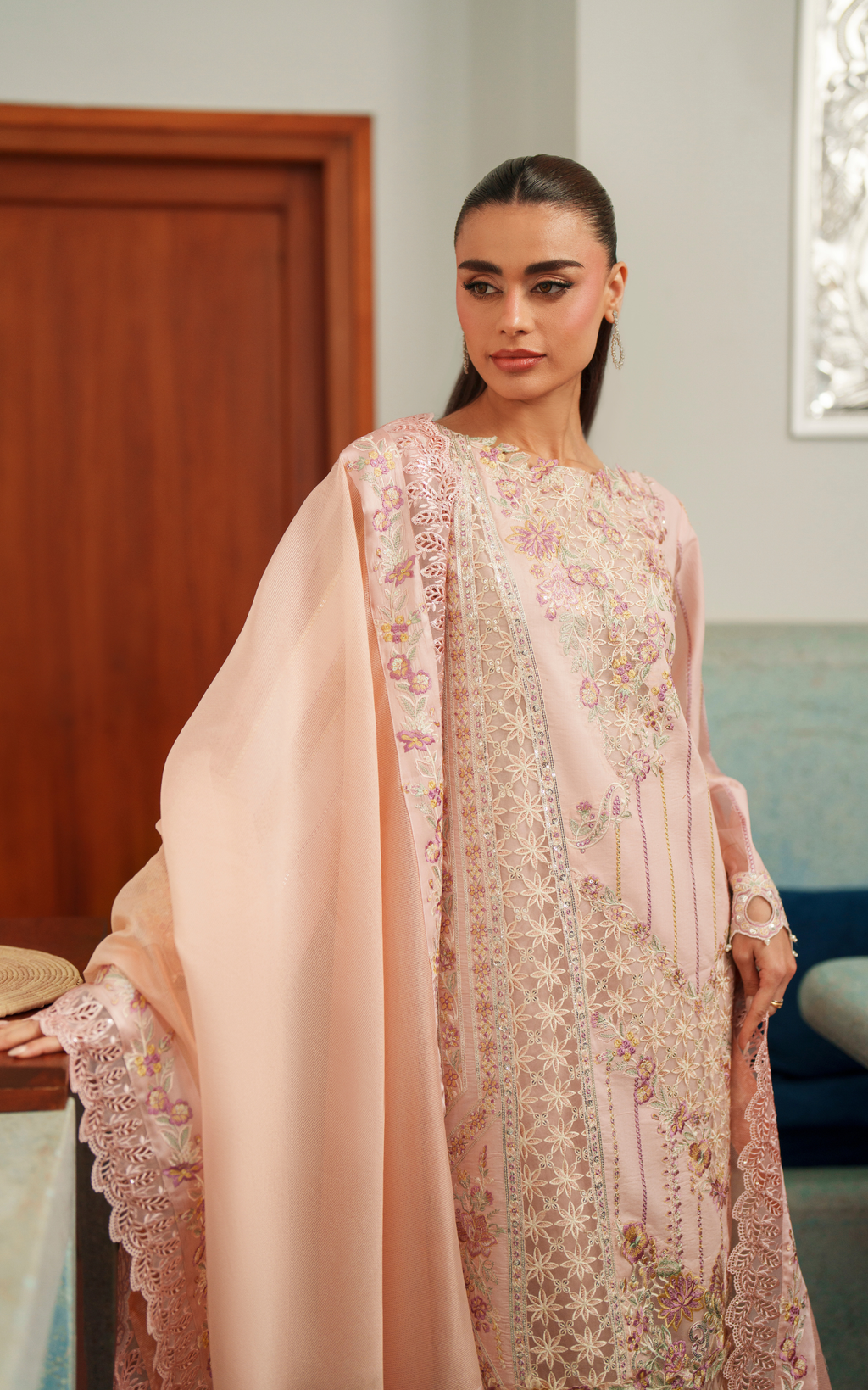 ASIFA & NABEEL | Versa Luxury Lawn '26 | Crimson Courage
