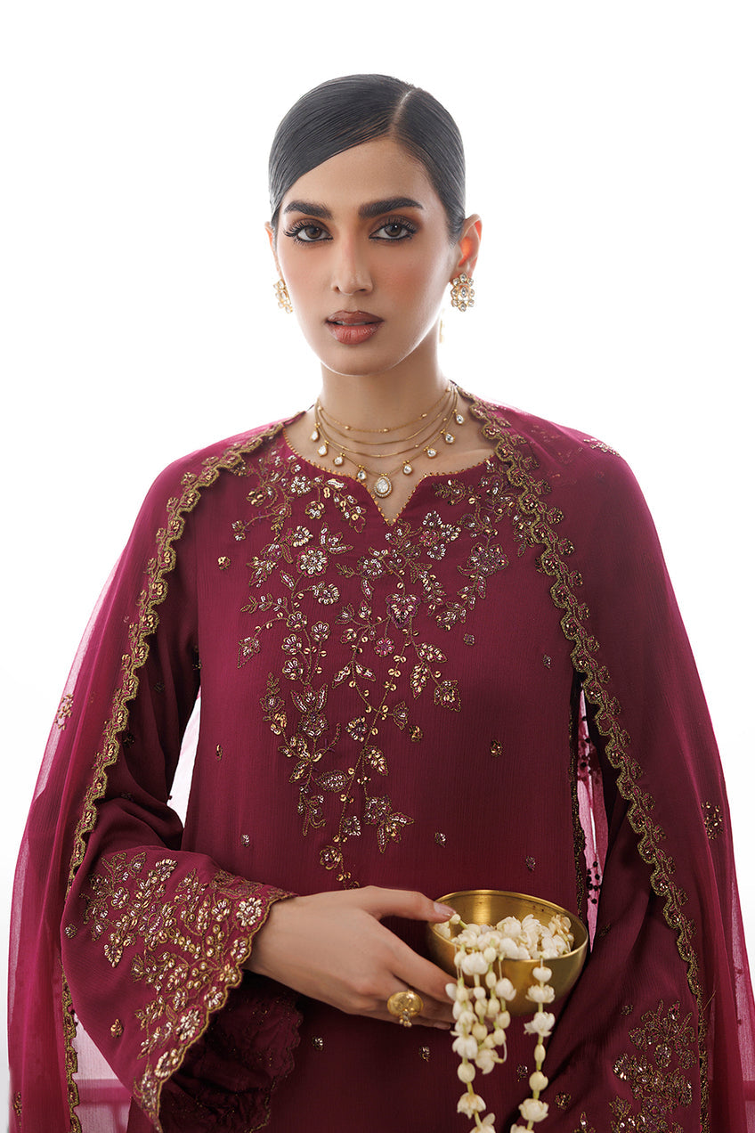Iznik | Semi Formals'26 Embroidered Chiffon | CC-109