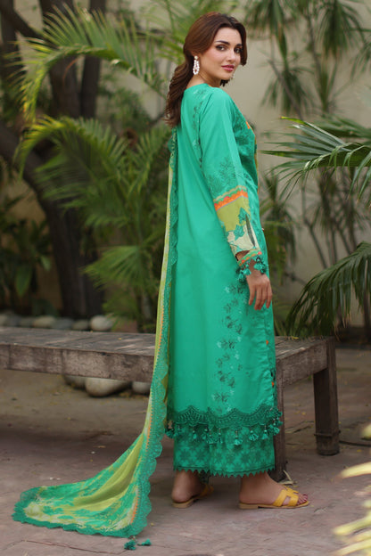 CHARIZMA | 3-PC Unstitched Embroidered Lawn Collection | AN6-05